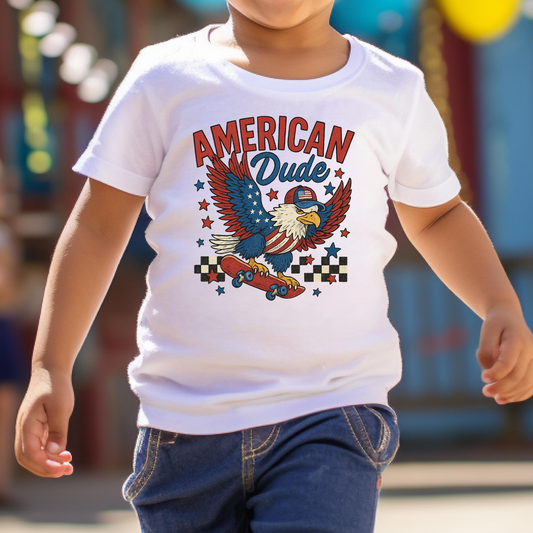 American Dude (Eagle) Full Color DTF Transfer