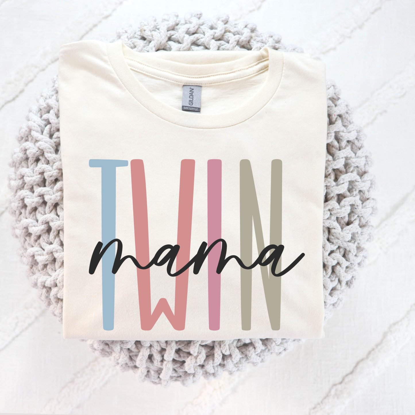 Twin Mama Full Color DTF Transfer