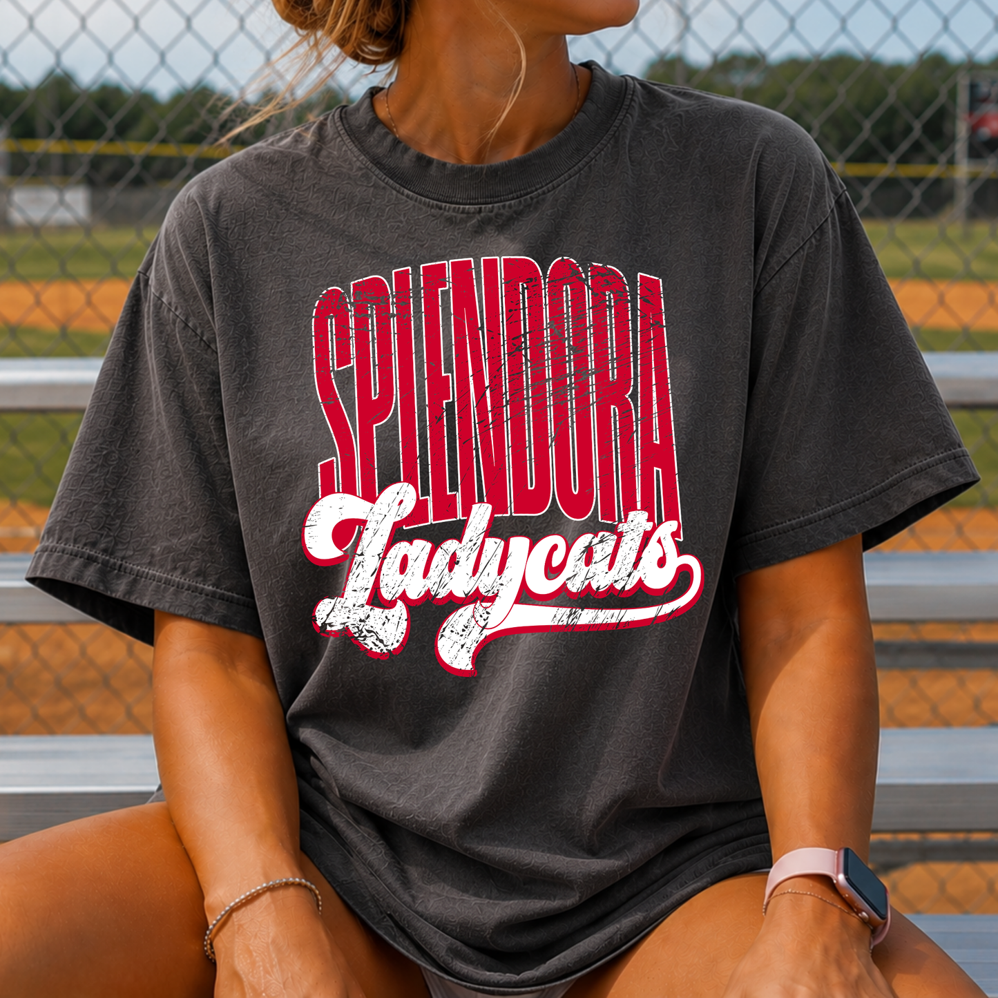 Splendora Ladycats (Grunge/Retro) T-Shirt