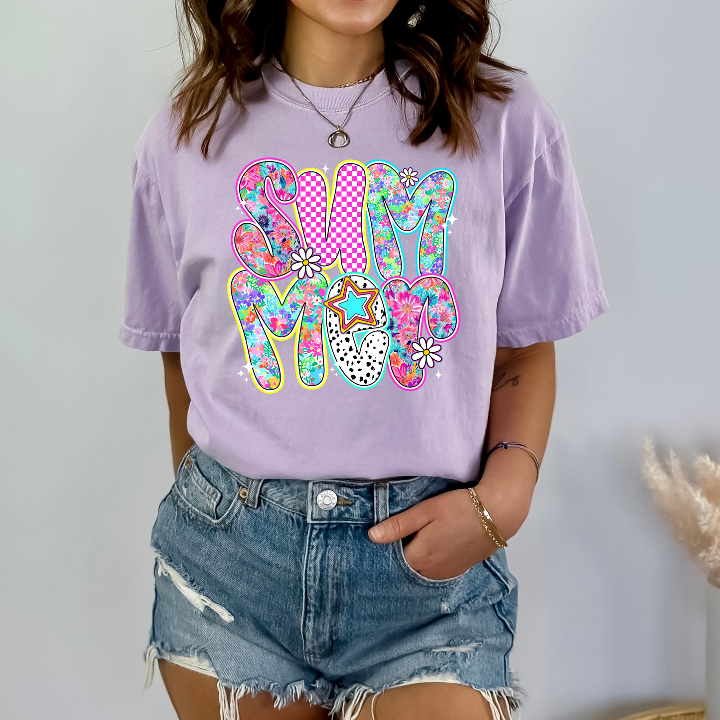 Summer (Colorful Stacked) Full Color DTF Transfer