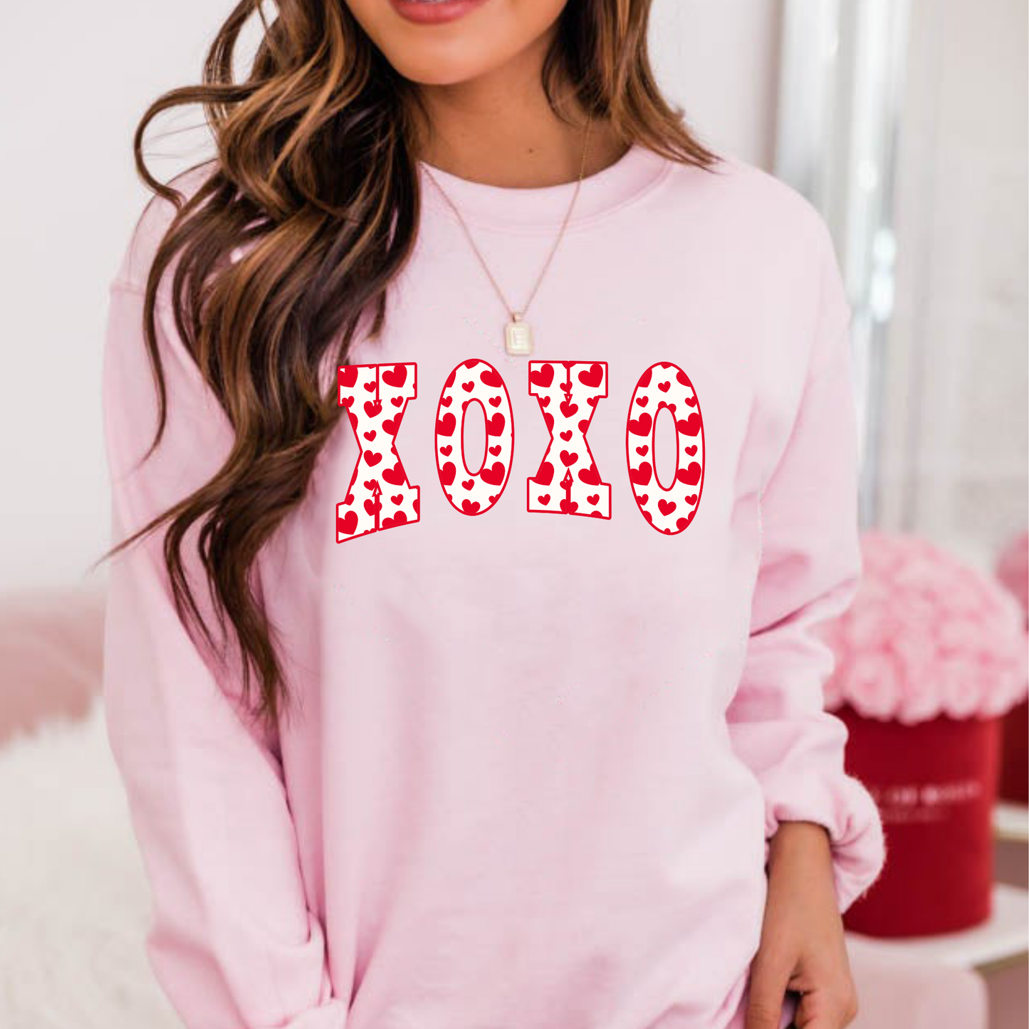 XOXO (Heart Filled) Full Color DTF Transfer