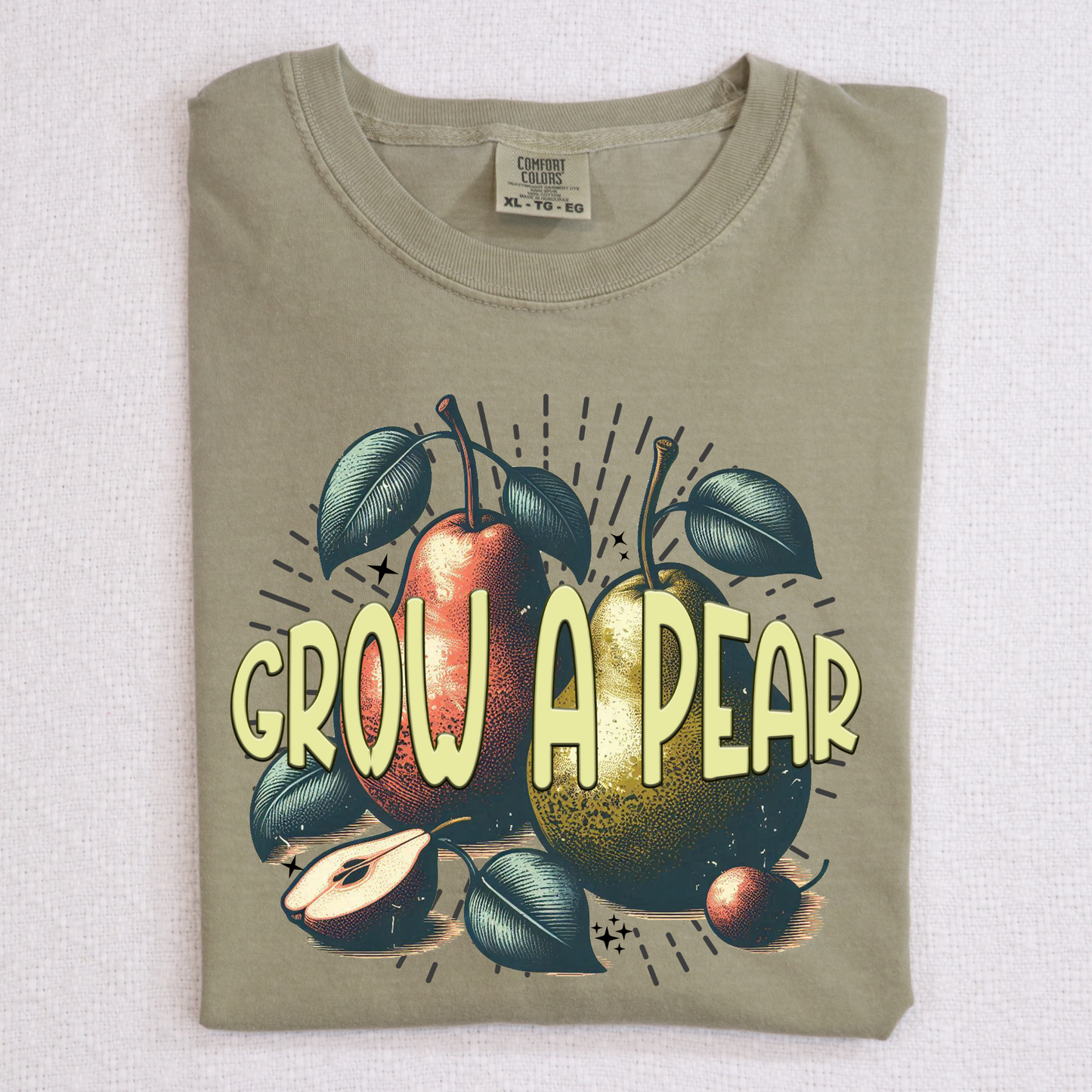 Grow A Pear Full Color DTF Transfer