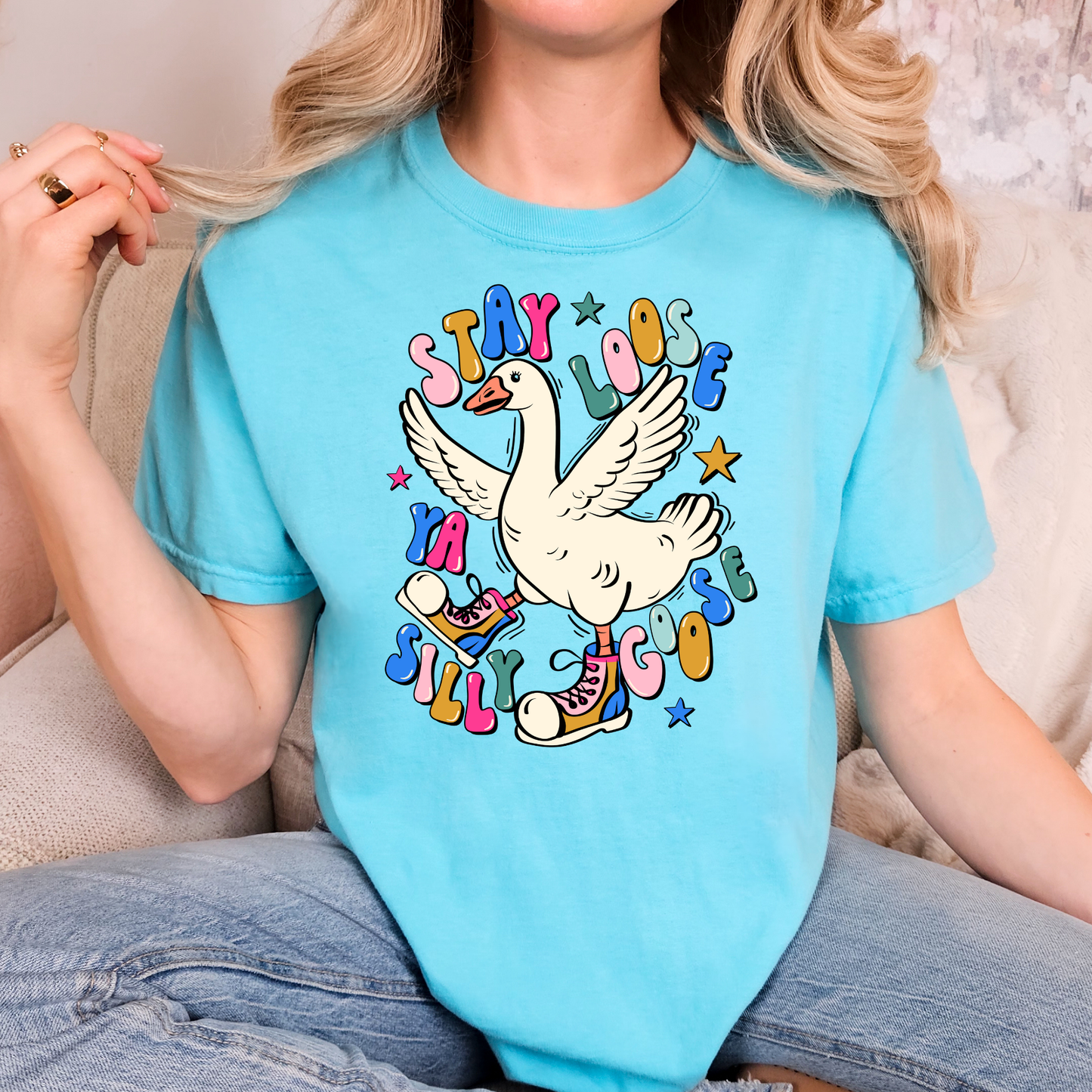 Stay Loose Silly Goose Full Color DTF Transfer