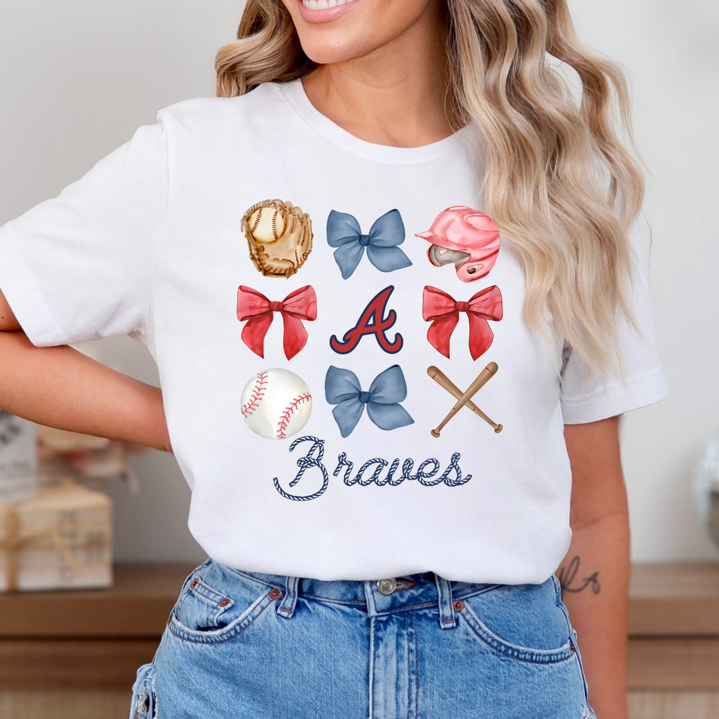 Braves Icons Collage Full Color DTF Transfer