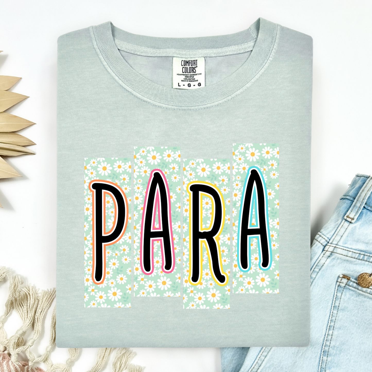 Para (Flower Background) Full Color DTF Transfer