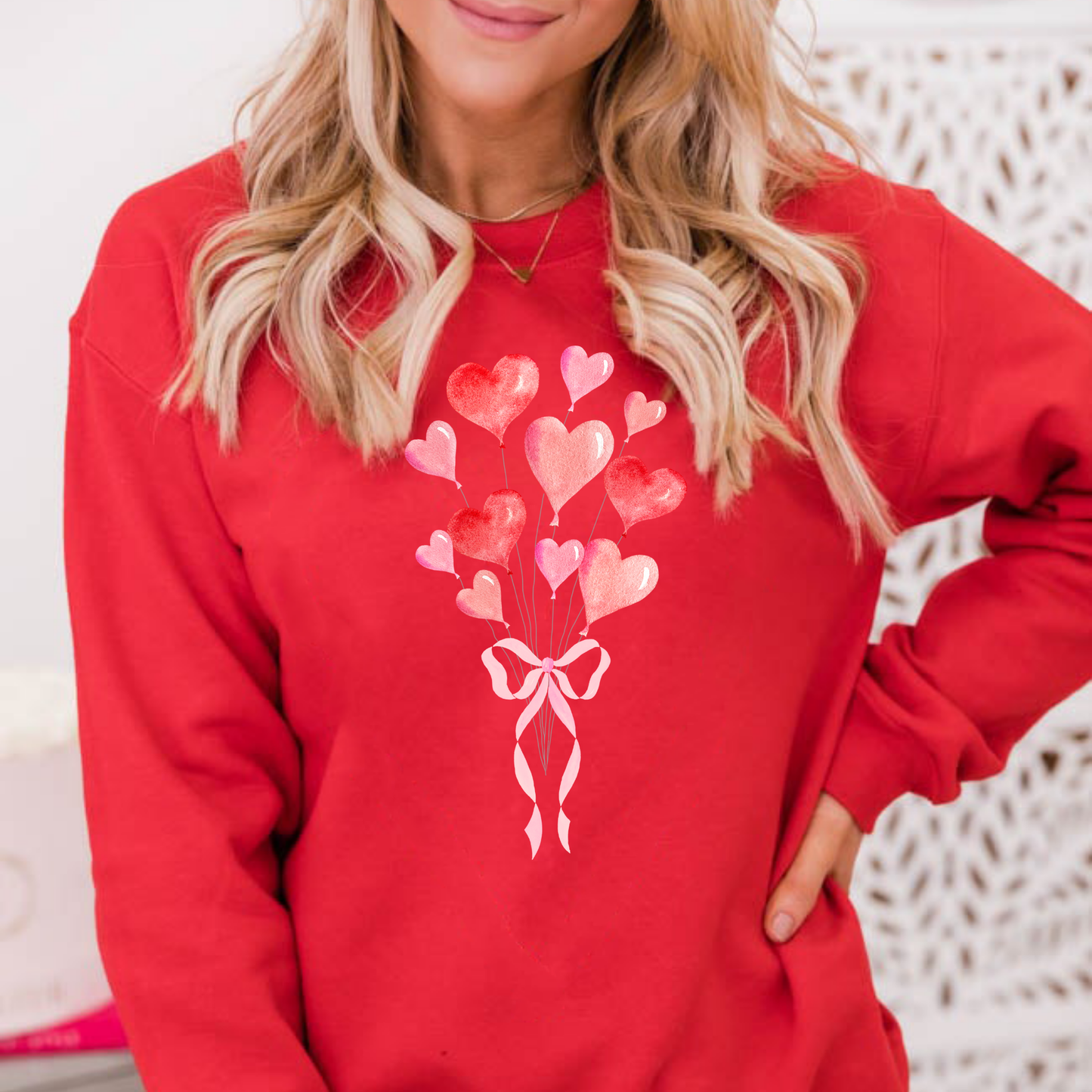 Heart Balloon Boquet Full Color DTF Transfer