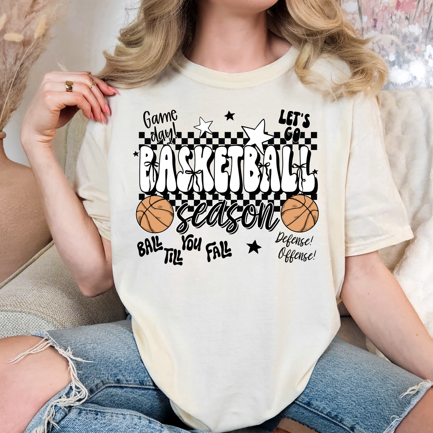 Basketball Season Full Color DTF Transfer