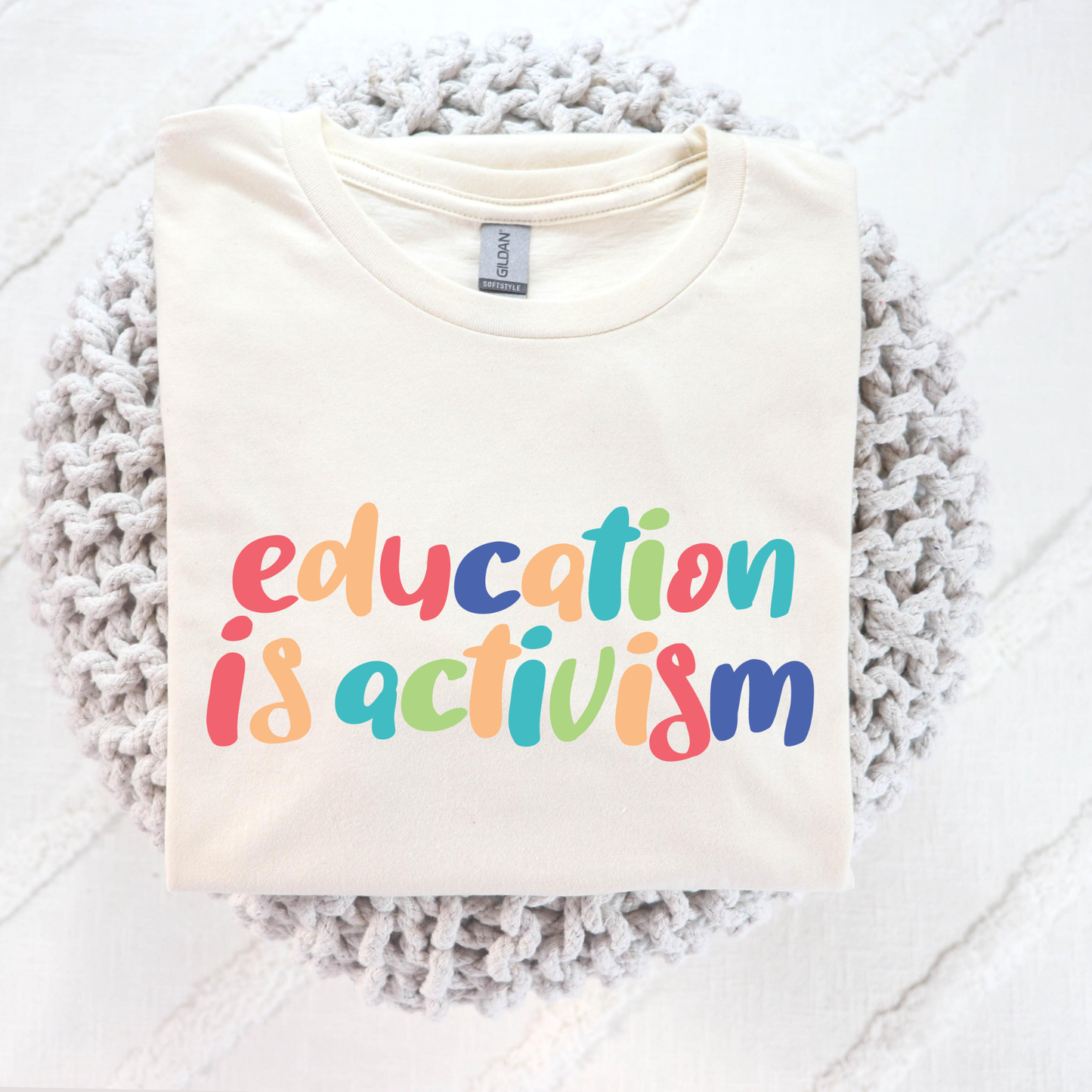 Education Is Activism Full Color DTF Transfer