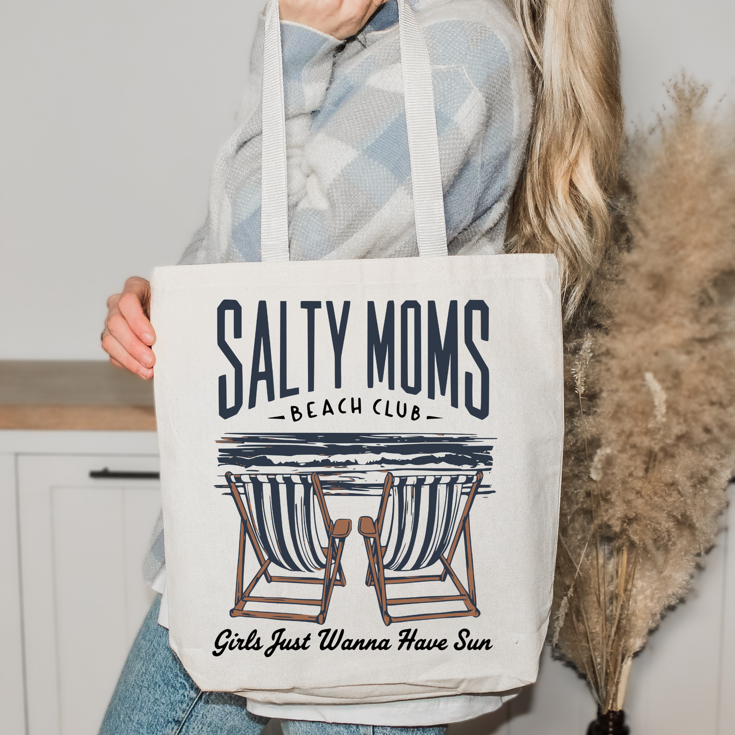 Salty Moms Beach Club Full Color DTF Transfer