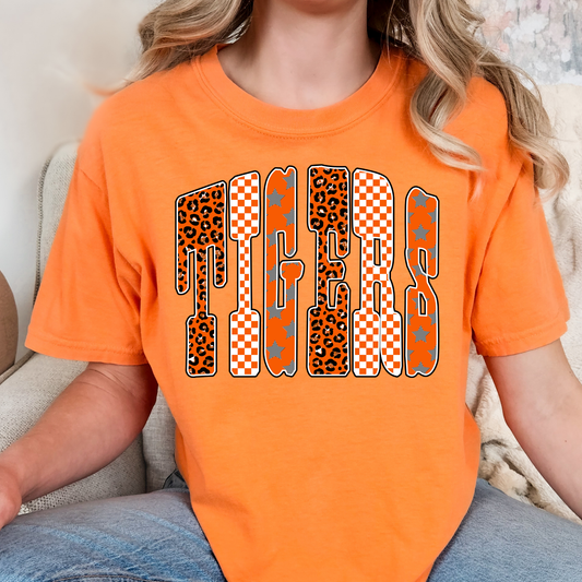 Tigers (Orange) Full Color DTF Transfer