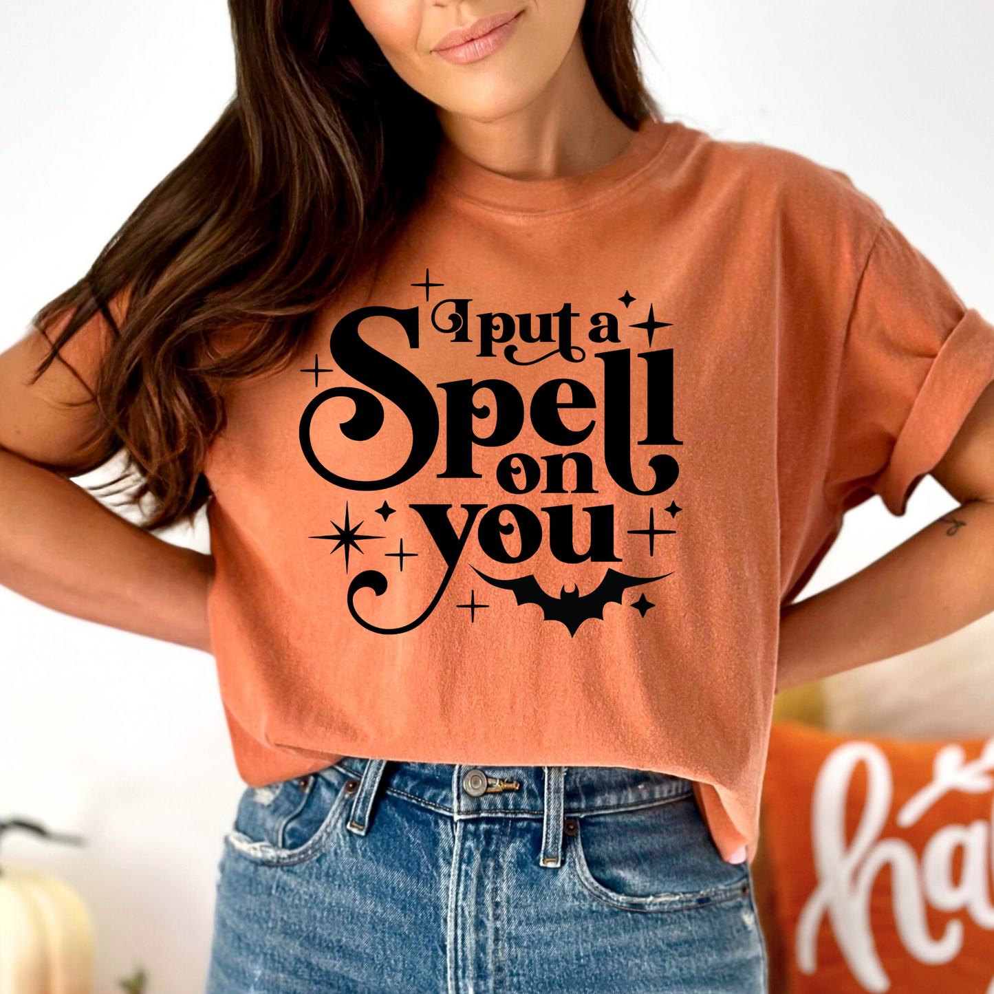 I Put A Spell On You (Text) Full Color DTF Transfer