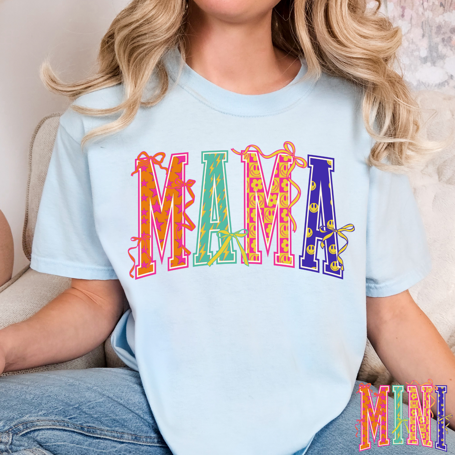 Colorful Mama (Mini Option) Full Color DTF Transfer