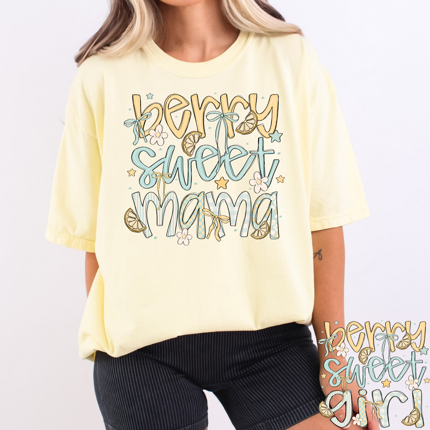 Berry Sweet Mama - Mini Full Color DTF Transfer