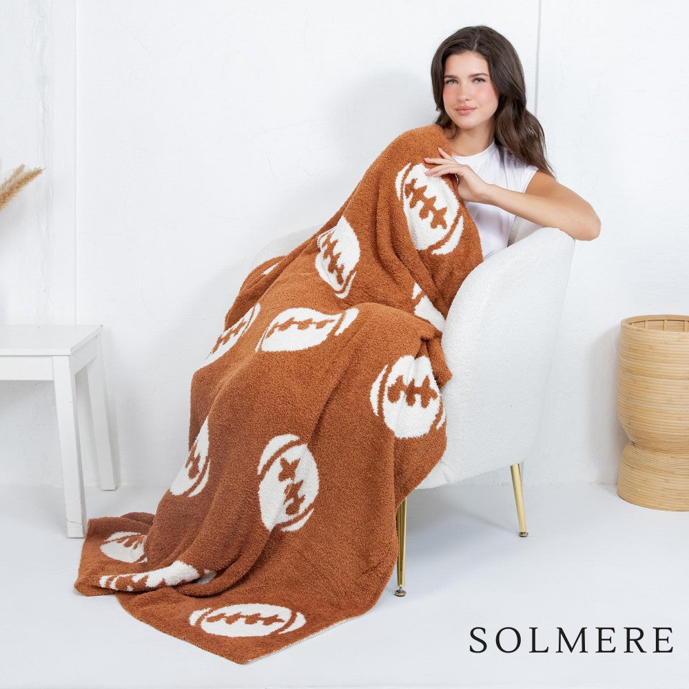 Football Solmere Blanket 50x60" (MOQ REQUIRED FOR WS PRICING) - PREORDER