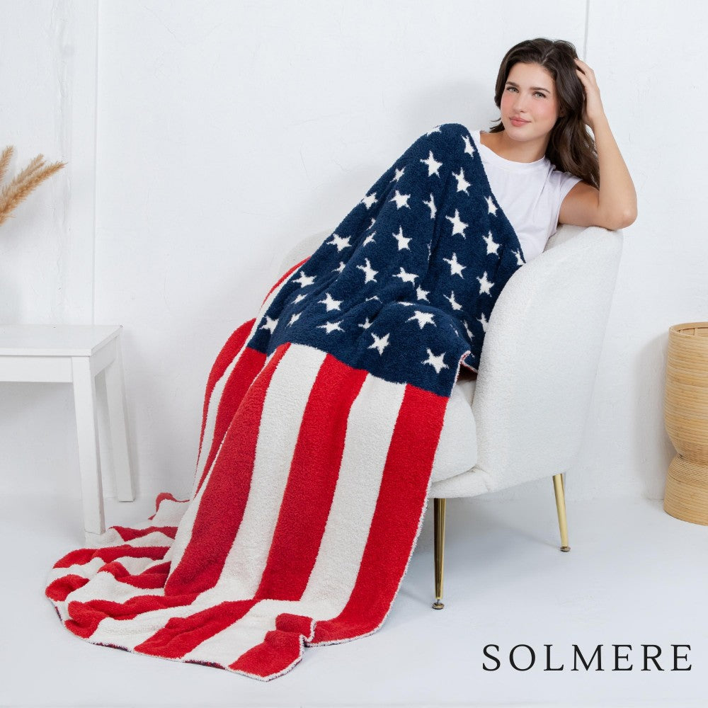 American Flag 50x60 Blanket