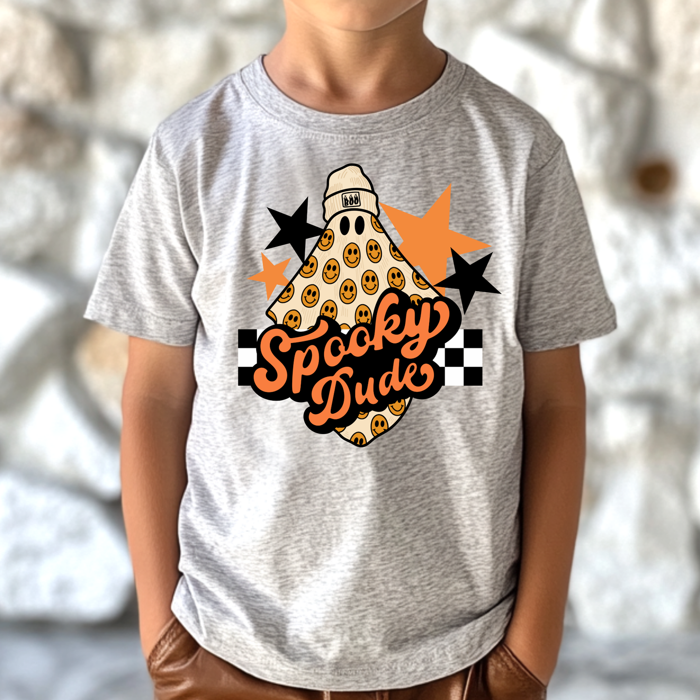 Spooky Dude Ghost Full Color DTF Transfer