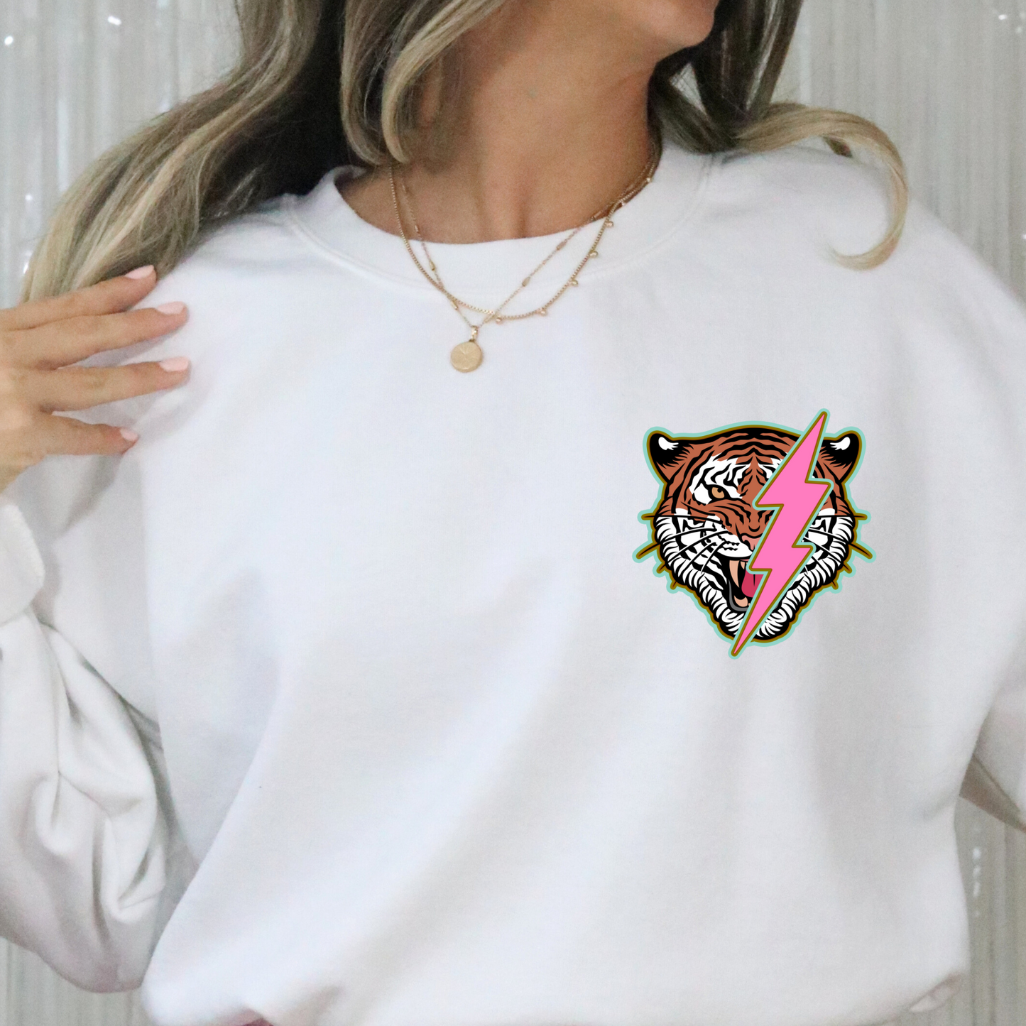 The Heavens Are Roaring (Pink/Mint) Full Color DTF Transfer