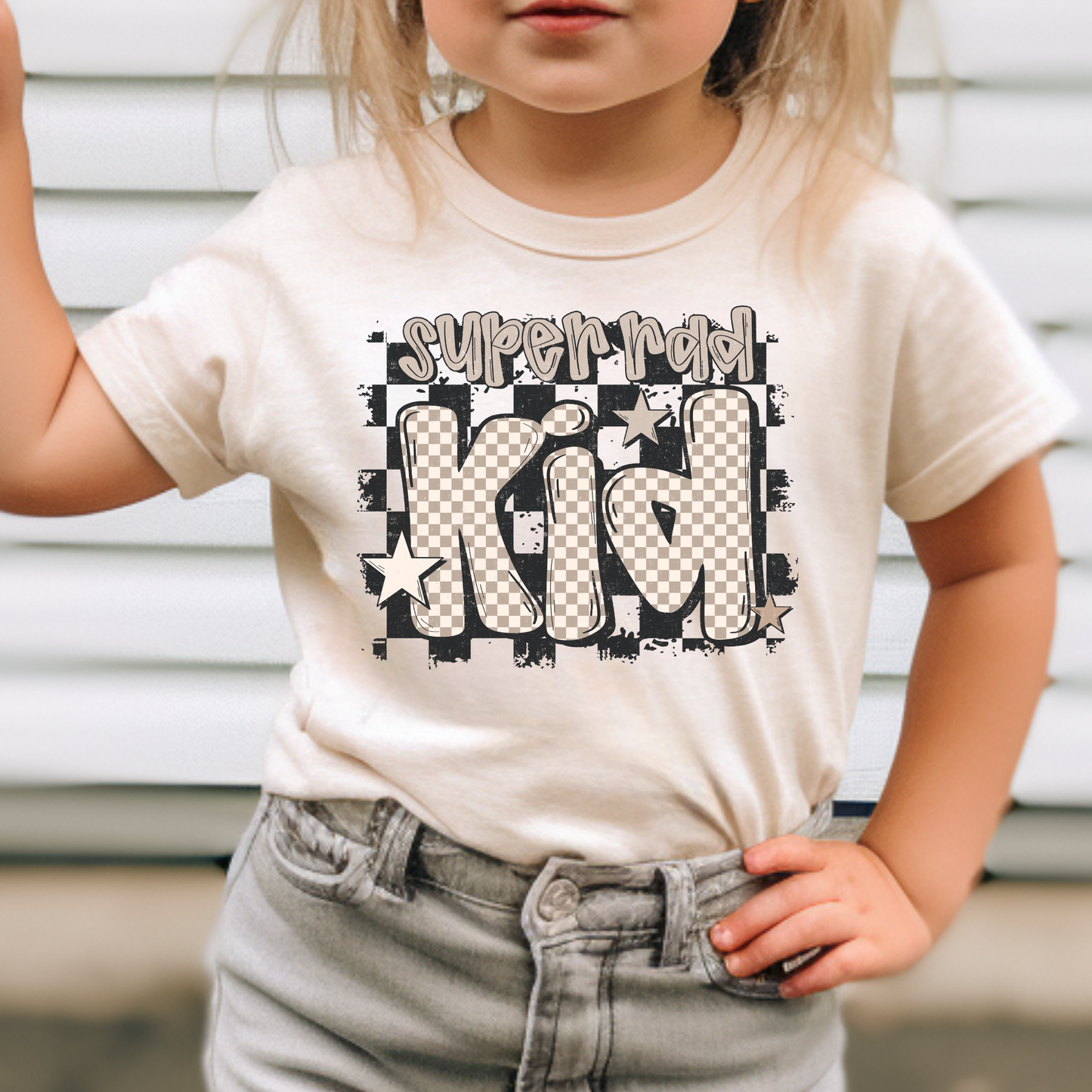 Super Rad Kid Full Color DTF Transfer