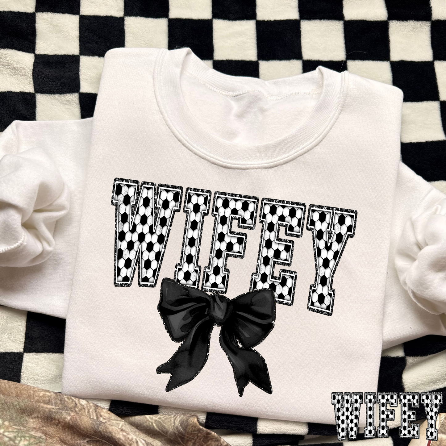Wifey With Bow Full Color DTF Transfer