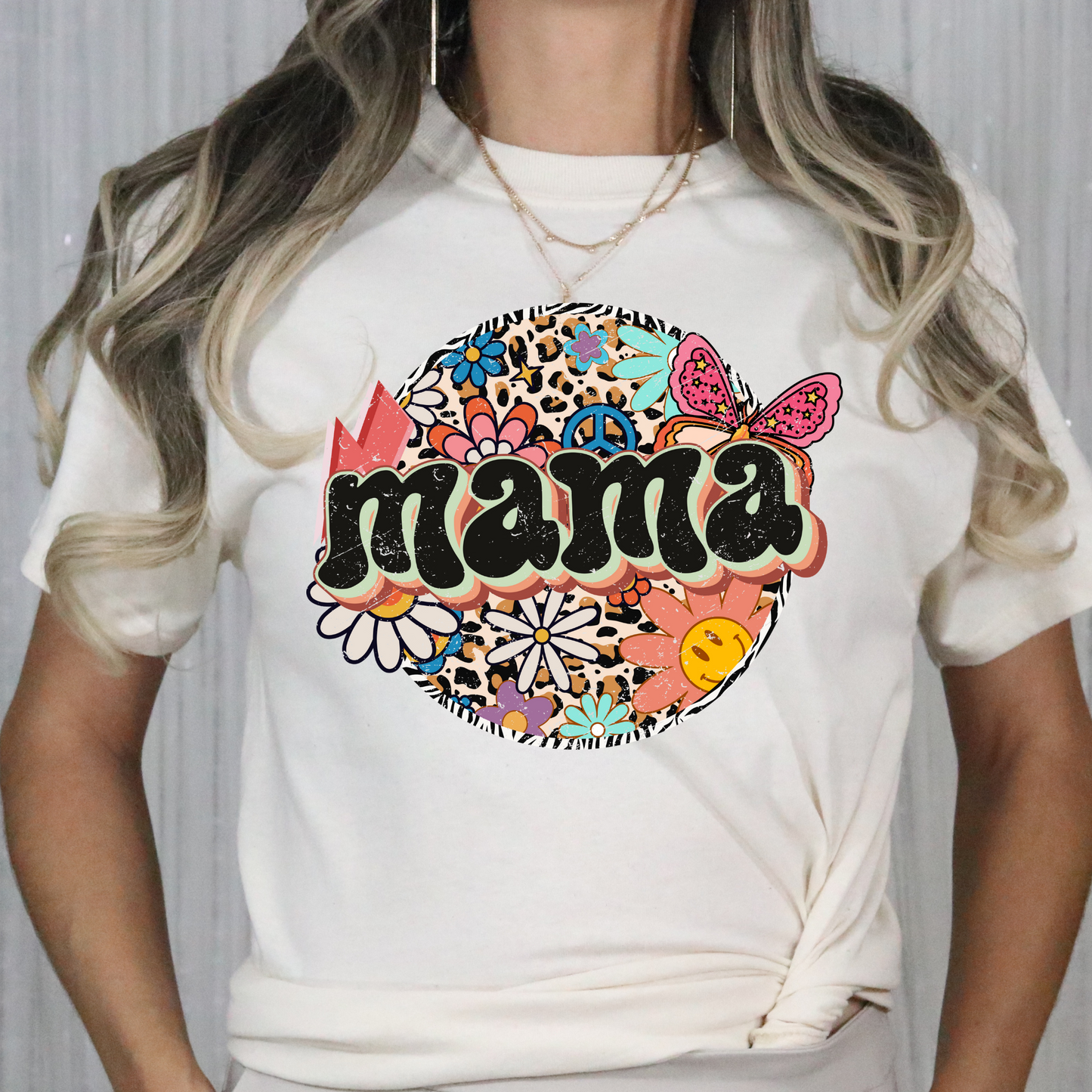Mama (Retro Design) Full Color DTF Transfer