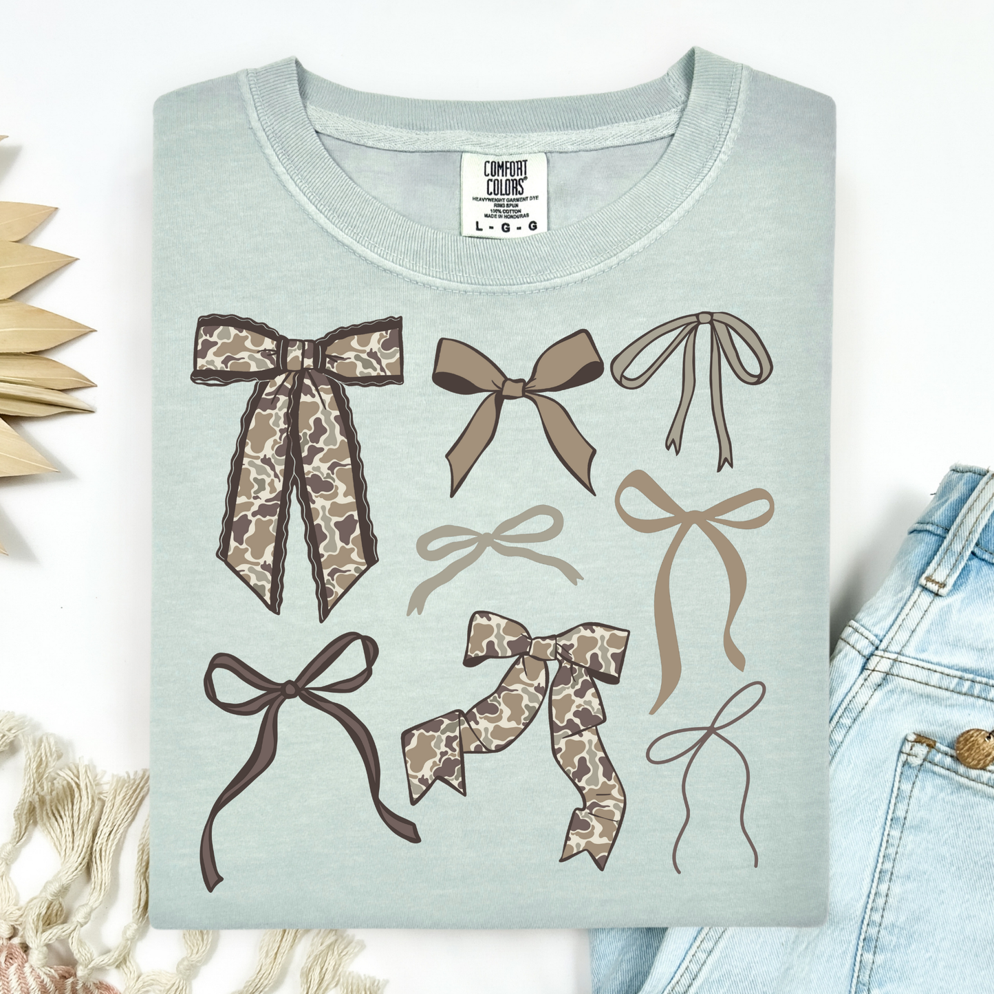 Bow Collage (Camo) Full Color DTF Transfer