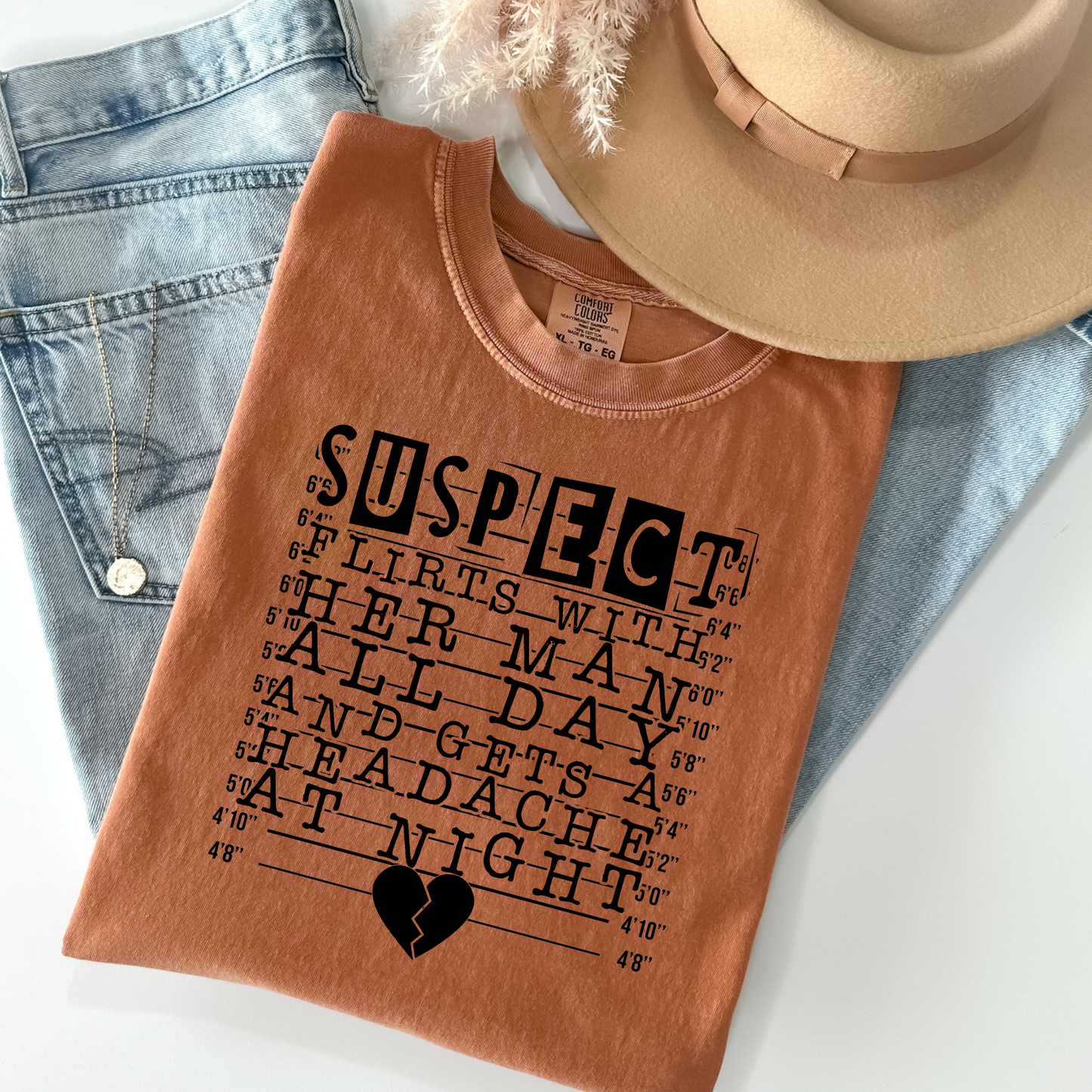 Suspect (MULTI OPTIONS) Full Color DTF Transfer