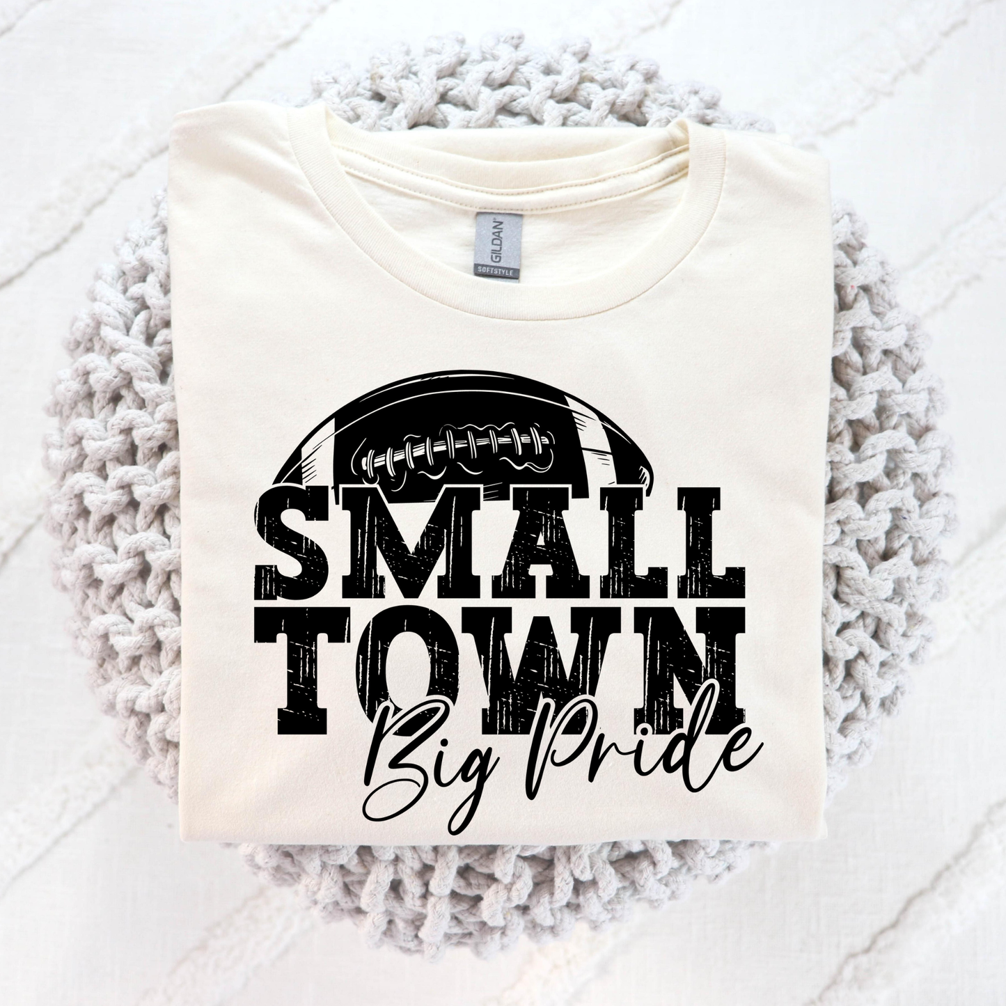 Small Town Big Pride (Football) Full Color DTF Transfer
