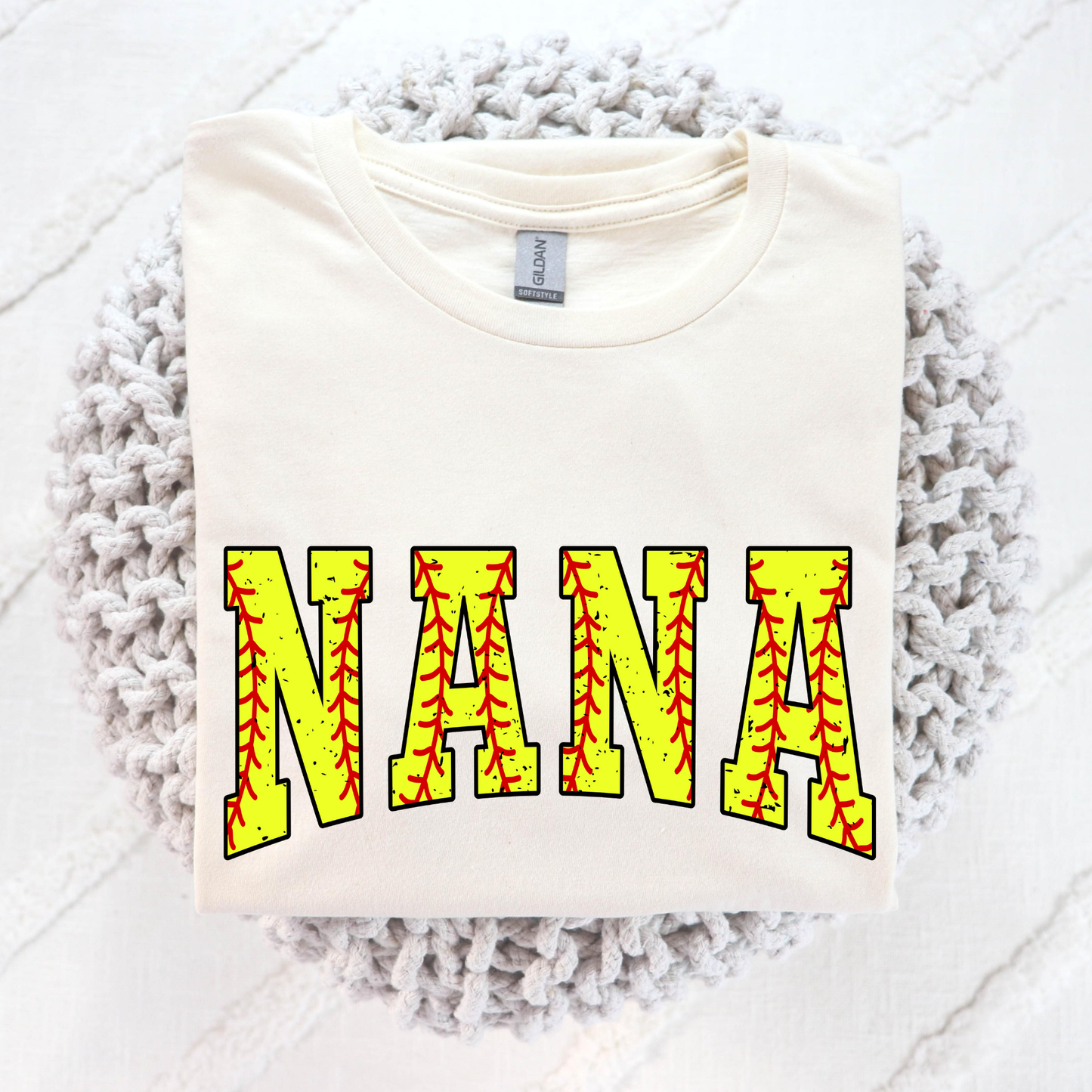 Softball Nana Full Color DTF Transfer