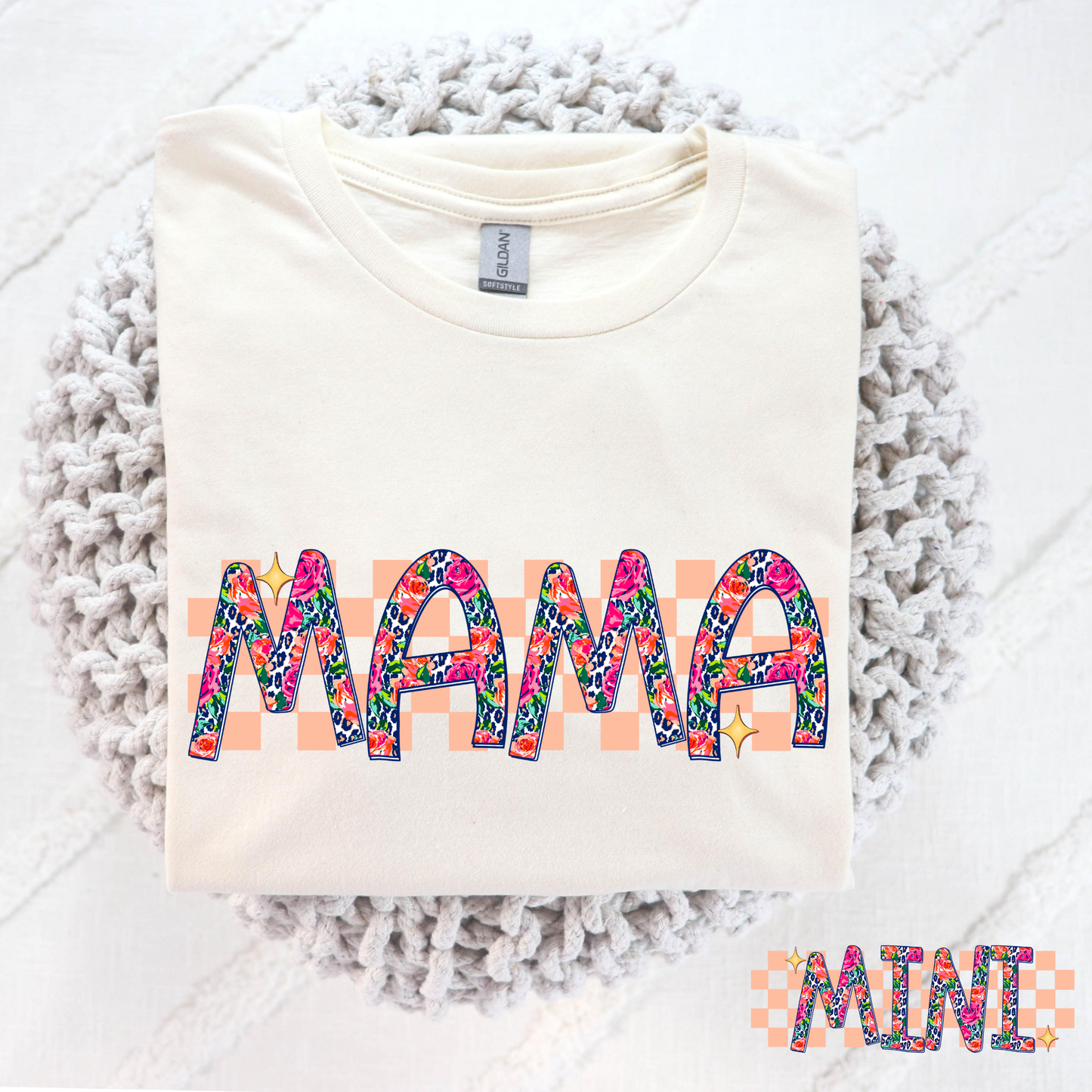 Colorful Floral Mama (Mini Option) Full Color DTF Transfer