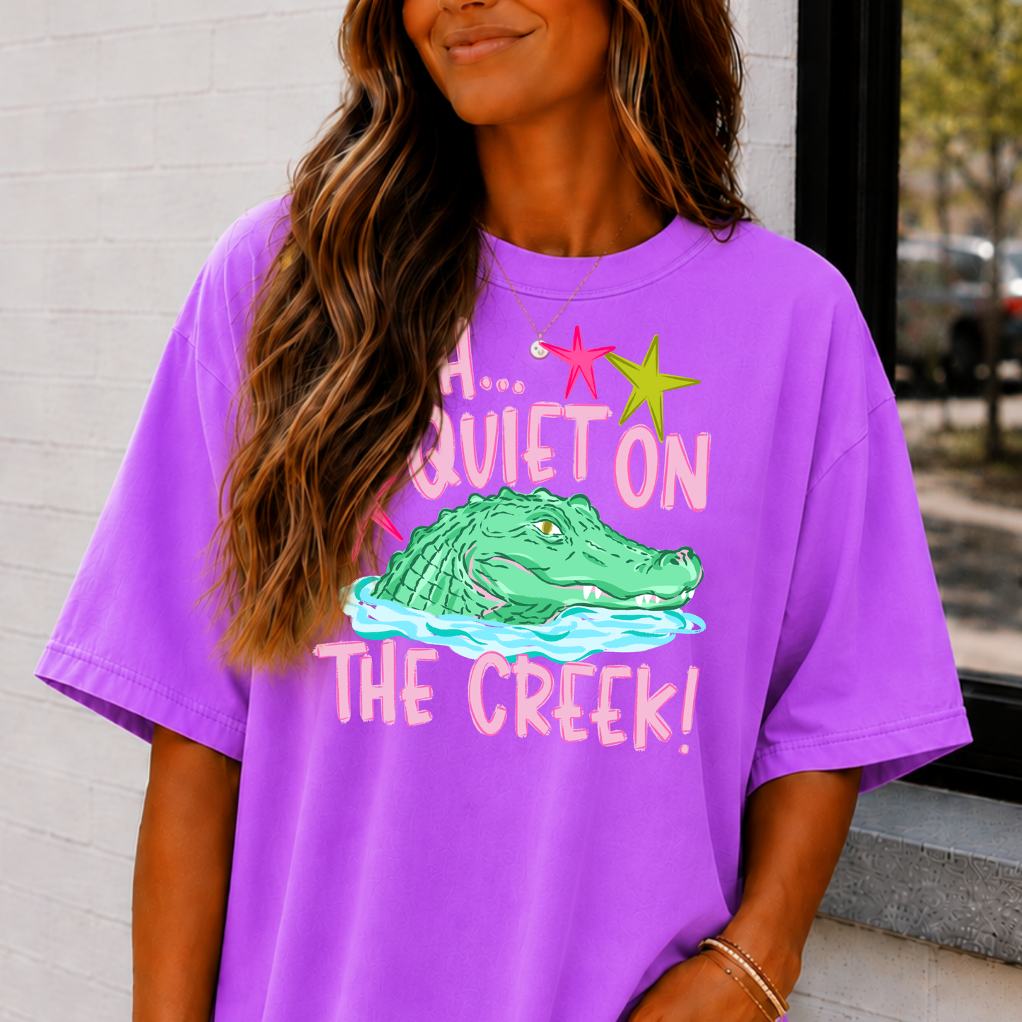 Shhh... Quiet On The Creek Full Color DTF Transfer