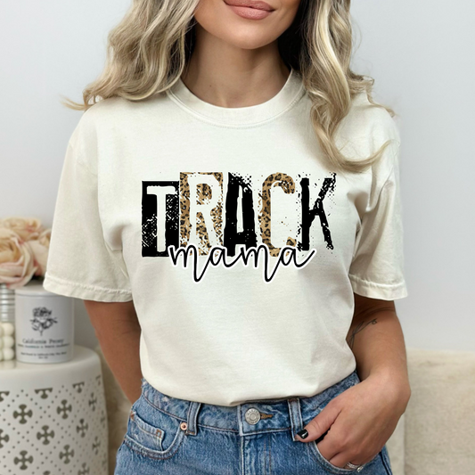 Track Mama (Leopard/Black) Full Color DTF Transfer