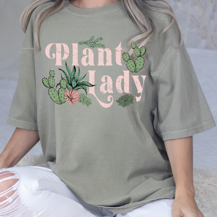 Plant Lady Full Color DTF Transfers