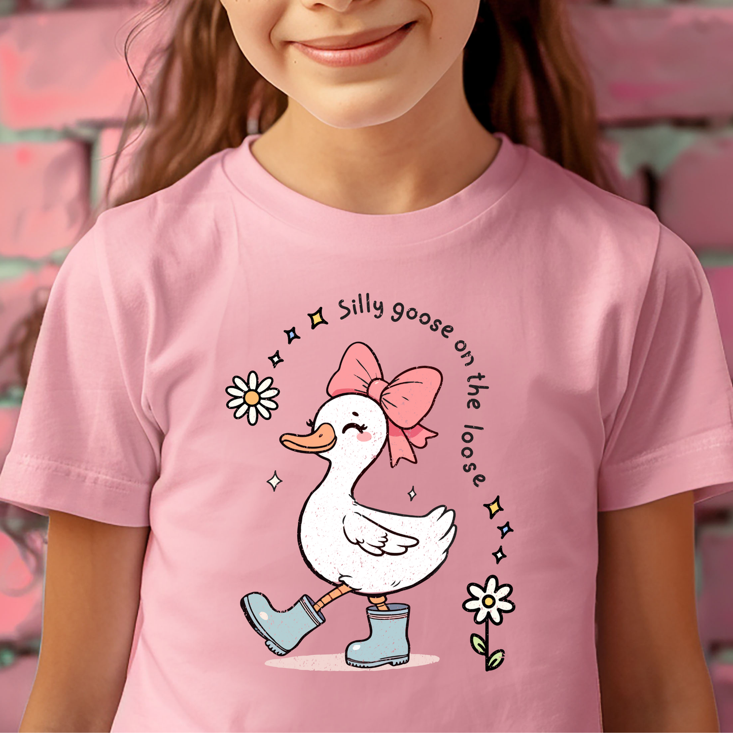 Silly Goose On THe Loose Full Color DTF Transfer