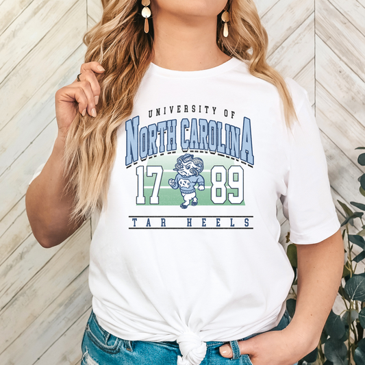 University of North Carolina Tar Heels Full Color DTF Transfer