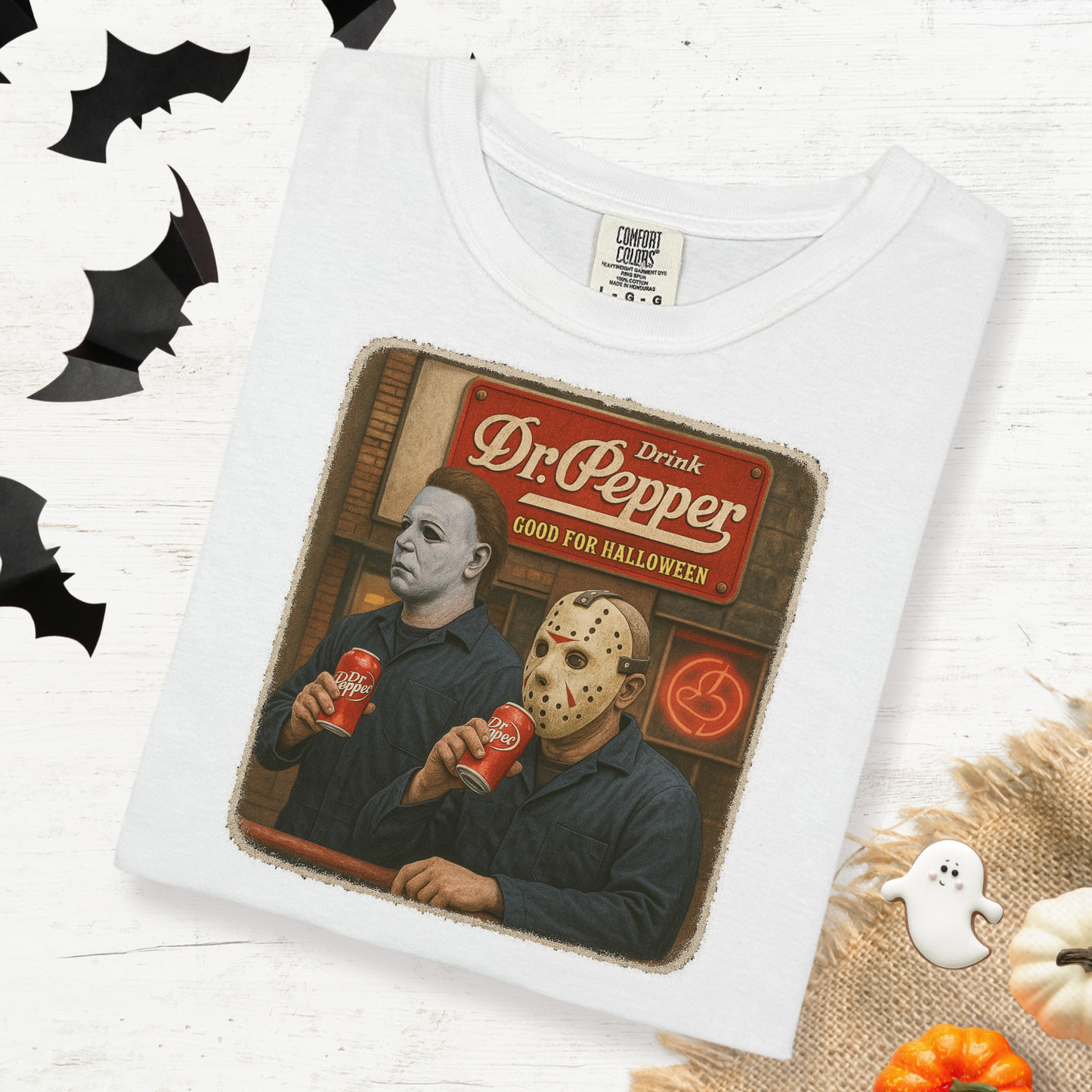 Dr Pepper Horror (Michael Myers, Jason) Full Color DTF Transfer