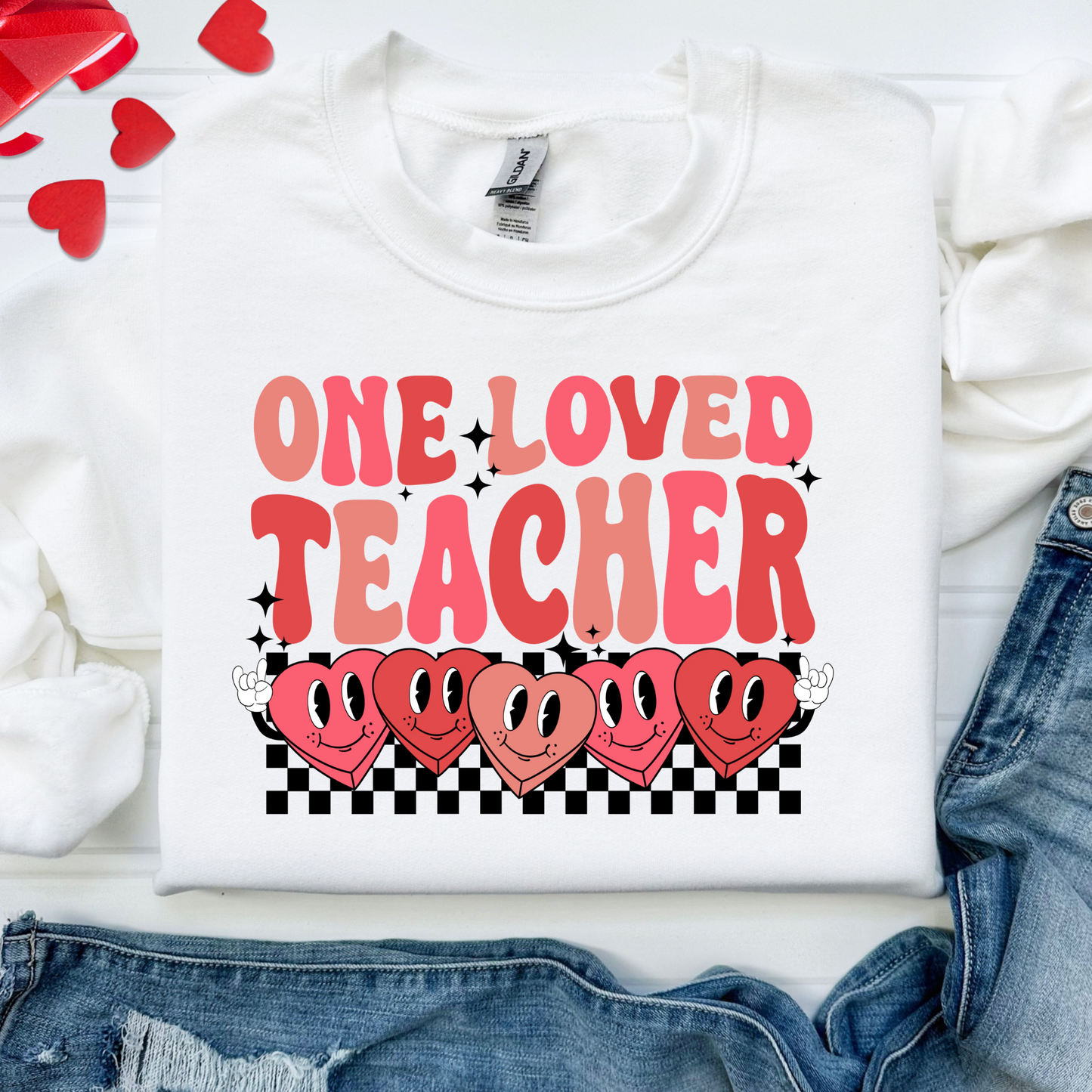 One Loved Teacher Full Color DTF Transfer