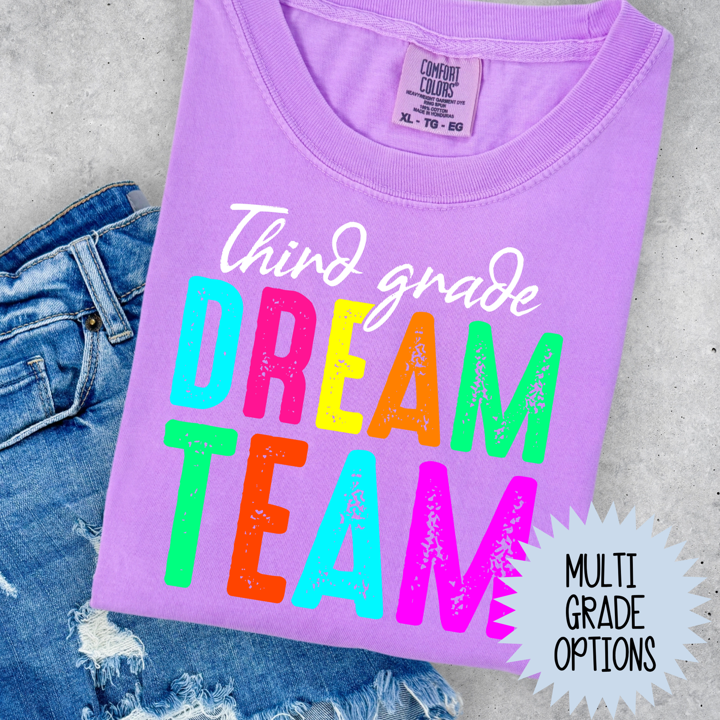Grade Dream Team (MULTI GRADE OPTIONS) Full Color DTF Transfer