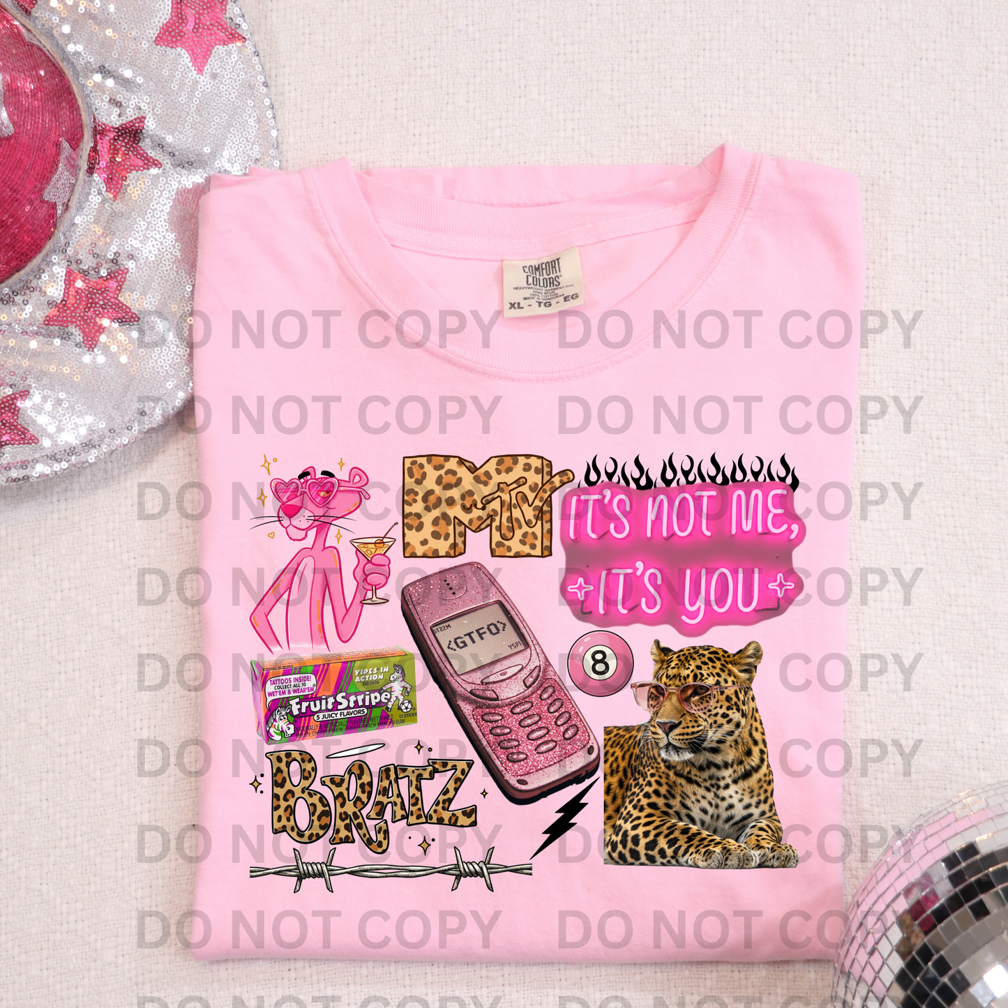 Its Not You Its Me Collage Full Color DTF Transfer
