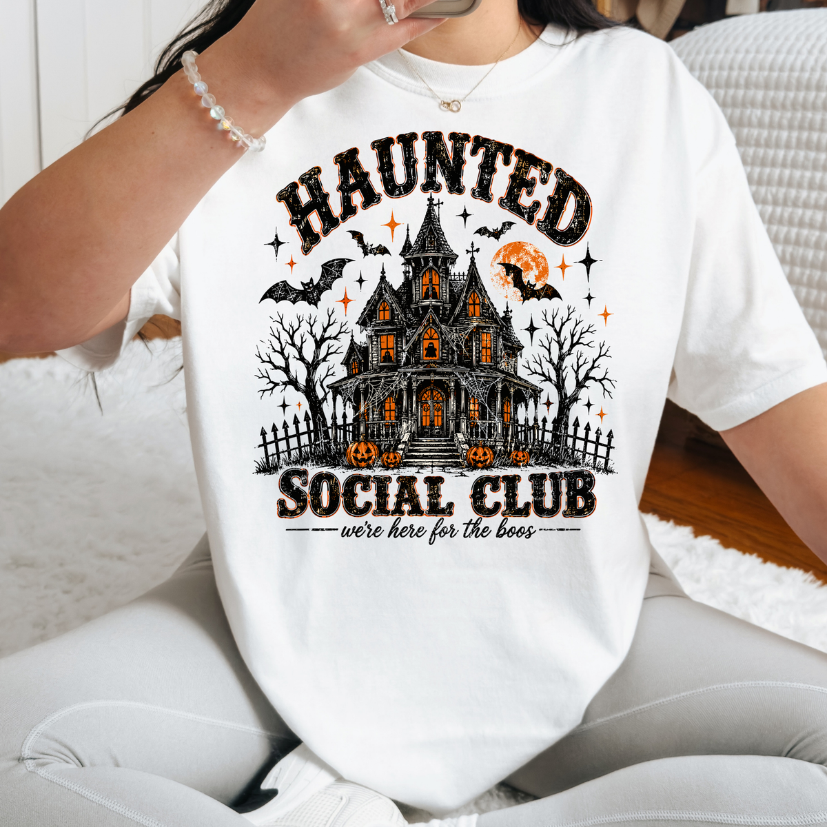 Haunted Social Club Full Color DTF Transfer