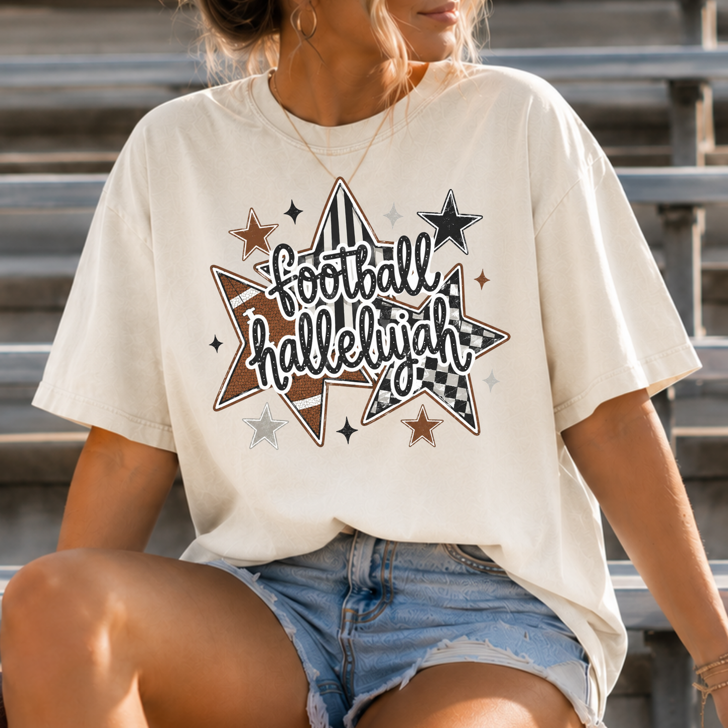 Football Hallelujah Full Color DTF Transfer