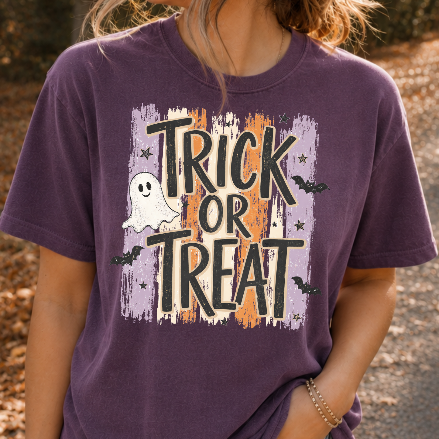 Trick Or Treat Full Color DTF Transfer