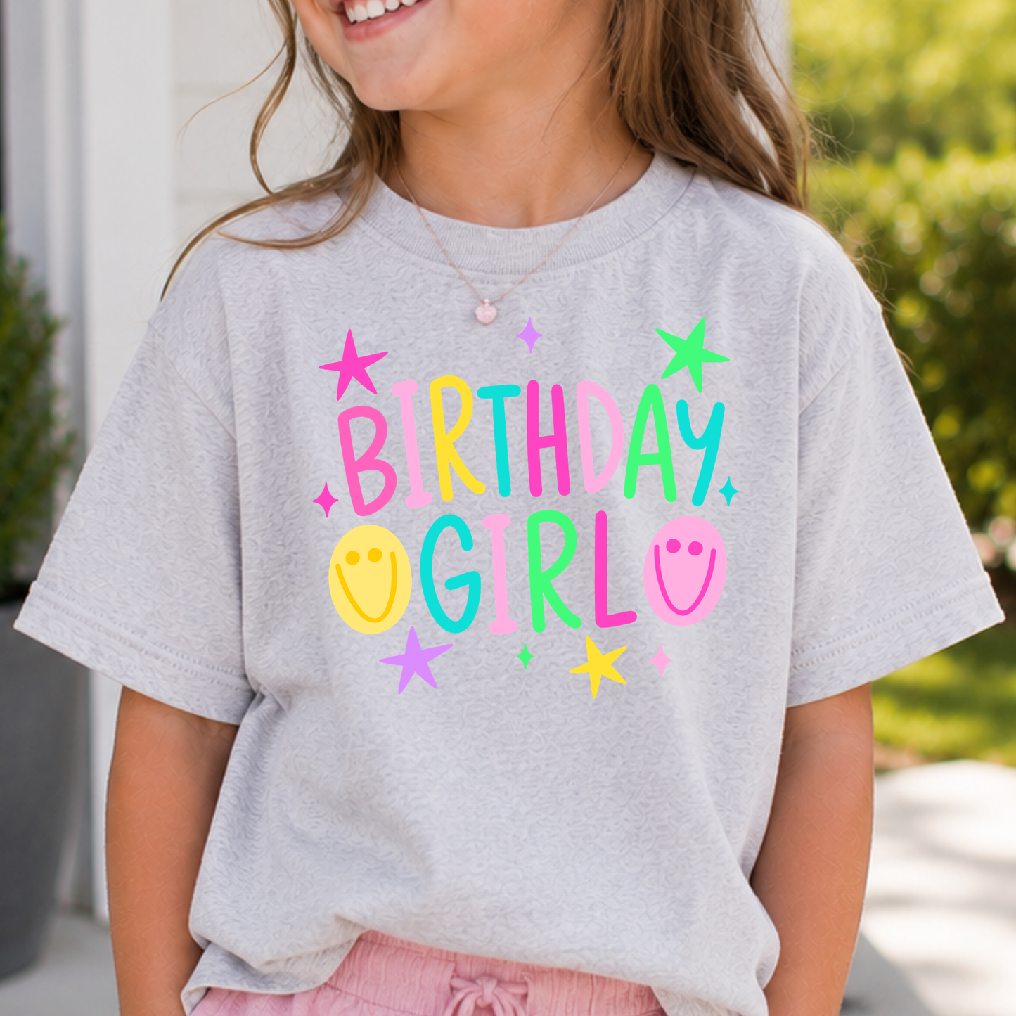Birthday Girl Full Color DTF Transfer