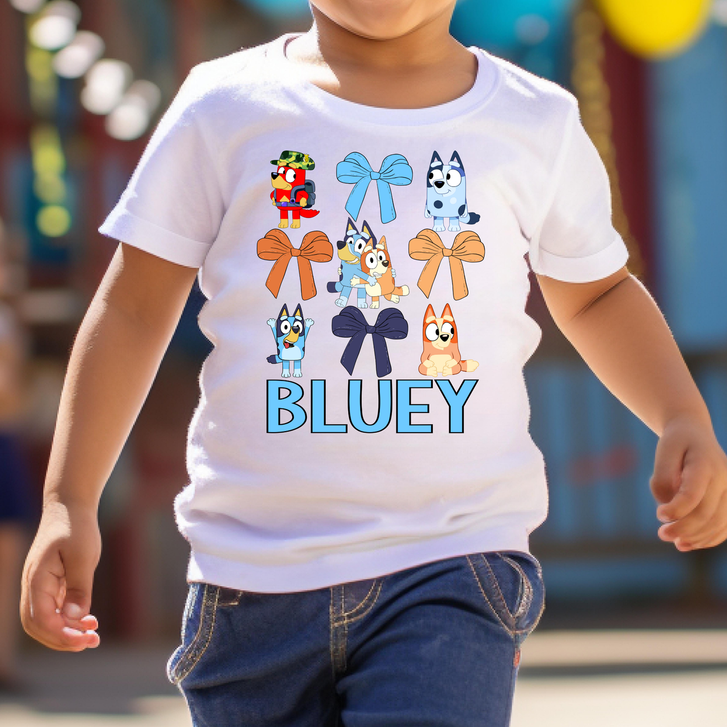 Bluey Icons Full Color DTF Transfer