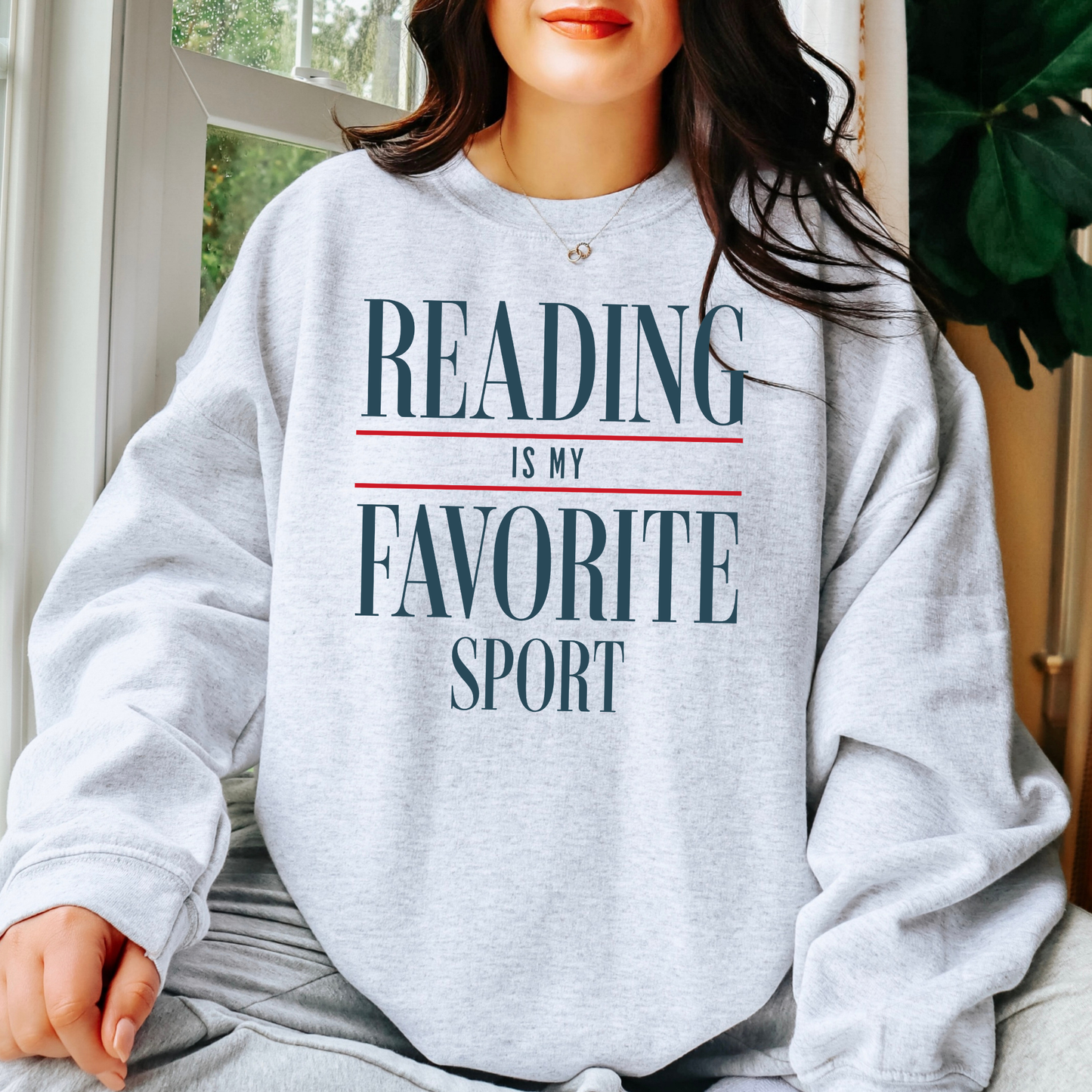 Reading Is My Favorite Sport Full Color DTF Transfer
