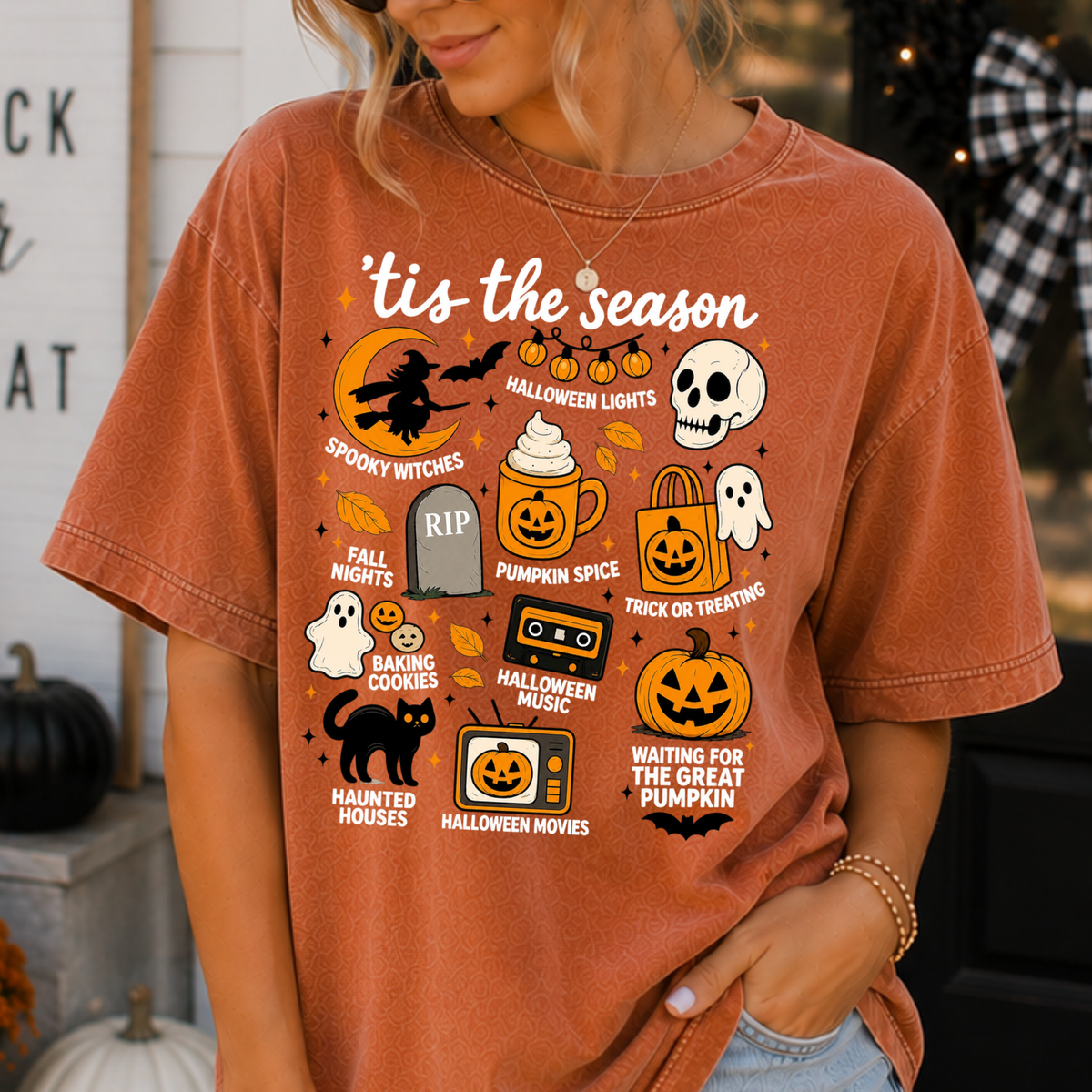 Tis The Season (Halloween Icons) Full Color DTF Transfer
