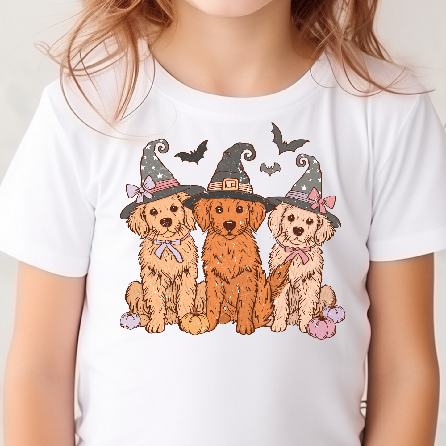 Witch Dogs Full Color DTF Transfer