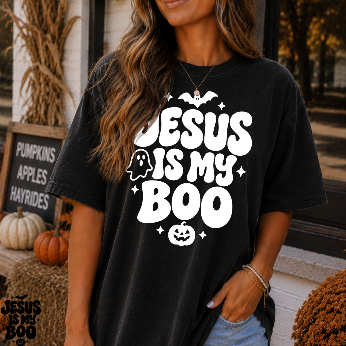 Jesus Is My Boo Full Color DTF Transfer