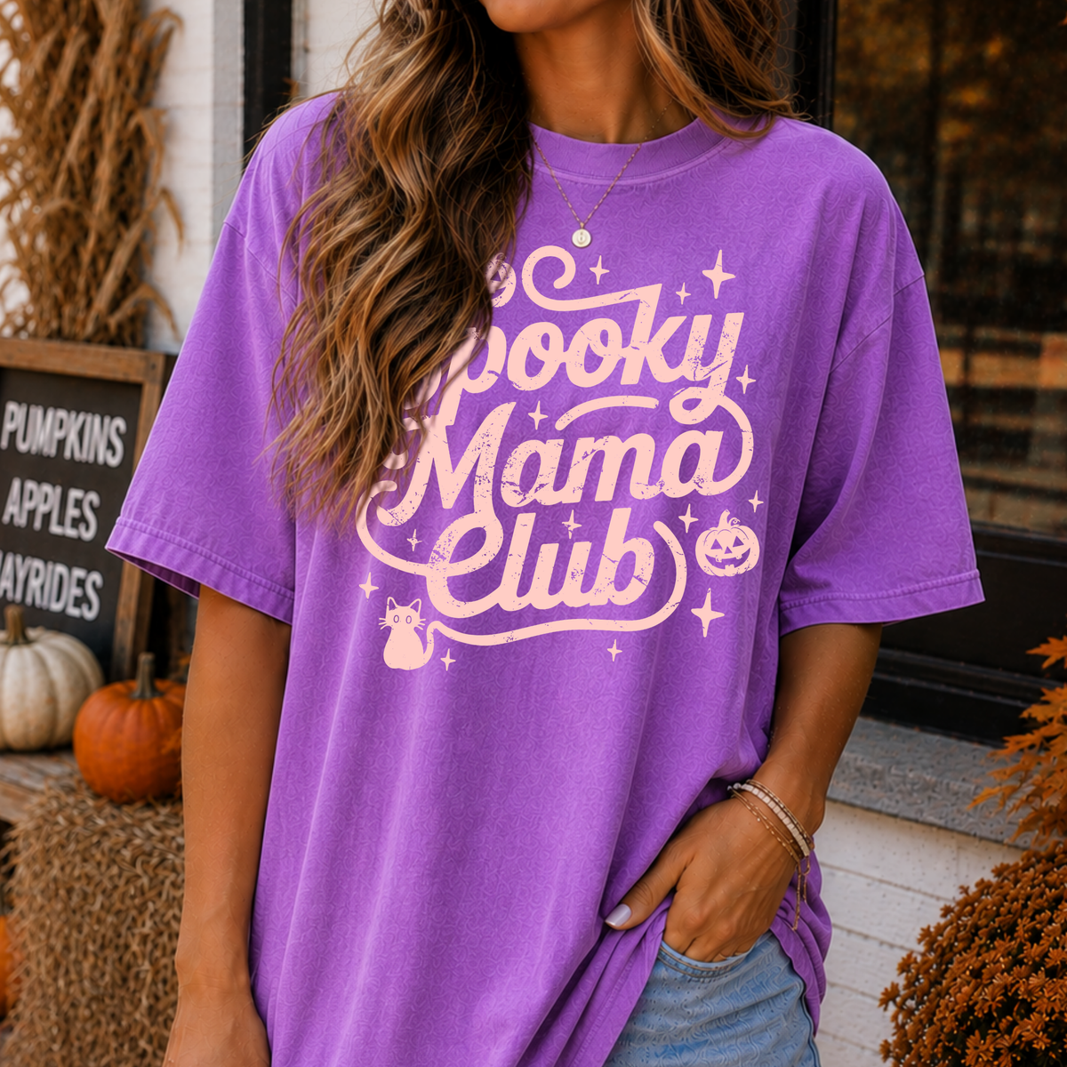 Spooky Mama Club Full Color DTF Transfer