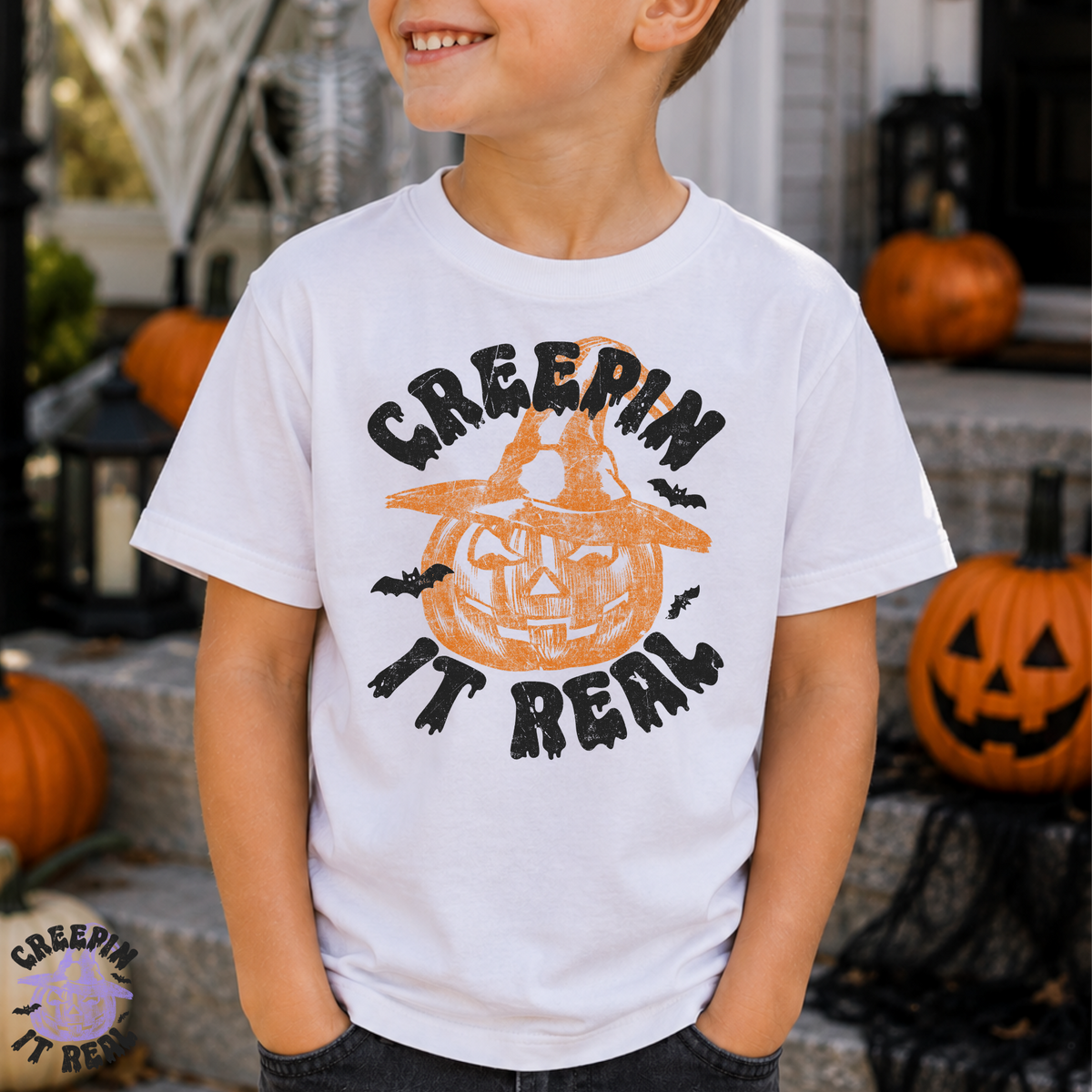 Creepin It Real (Orange - Purple Option) Full Color DTF Transfer