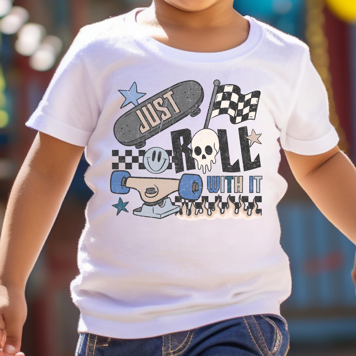 Just Roll With It Full Color DTF Transfer